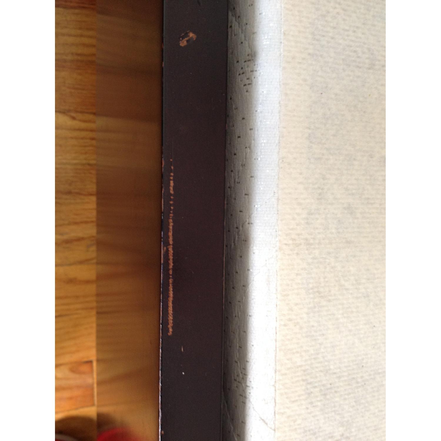 Crate & Barrel Dark Brown Wood Queen Size Bed Frame - image-6