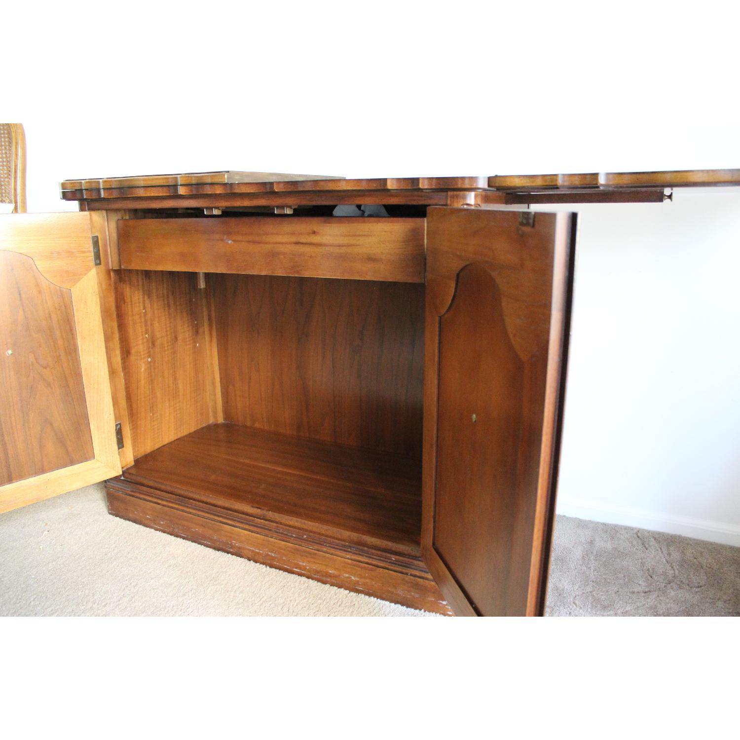 Thomasville Vintage Wood Flip Top Server Bar/Liquor Sideboard