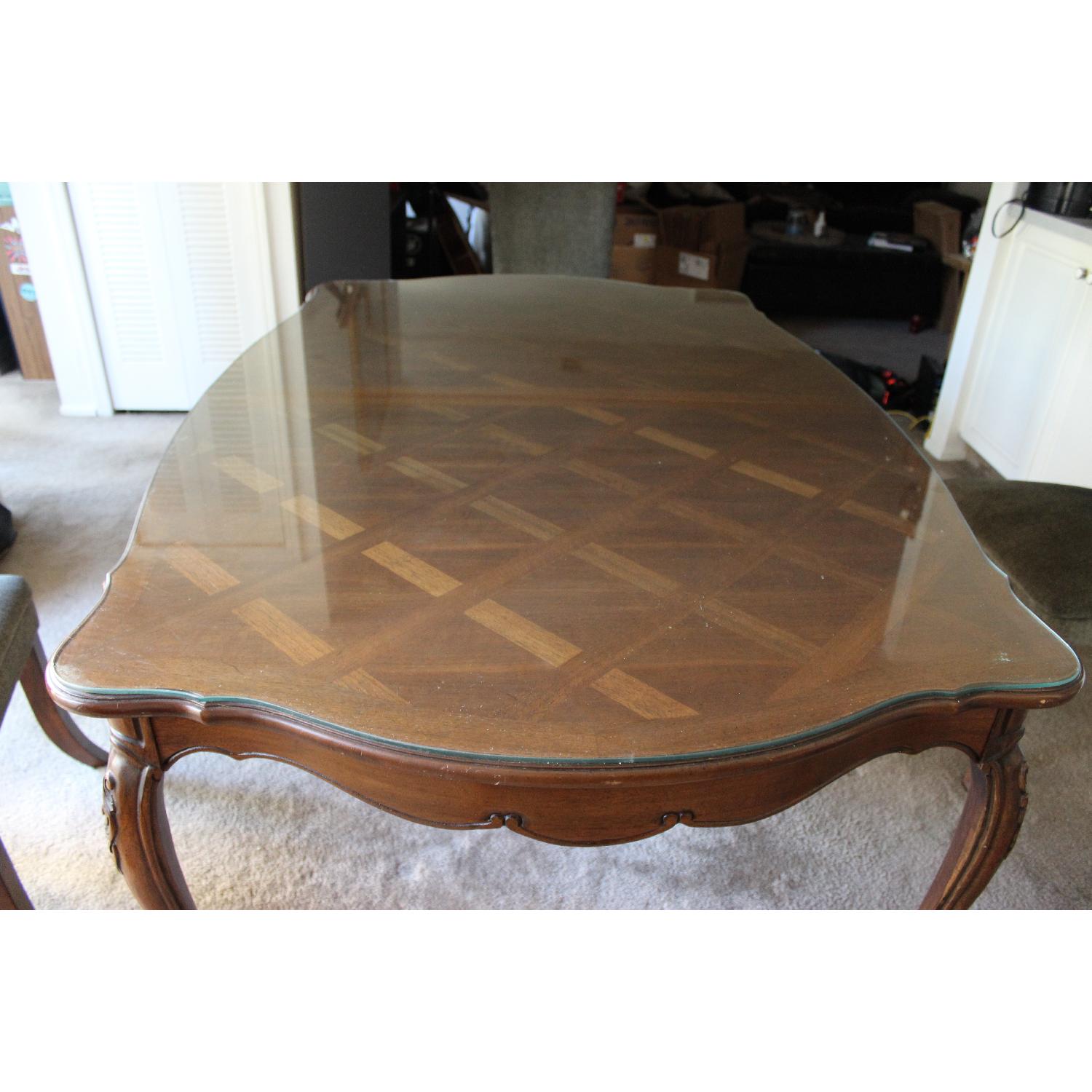 Thomasville Vintage Wood Dining Table - image-1
