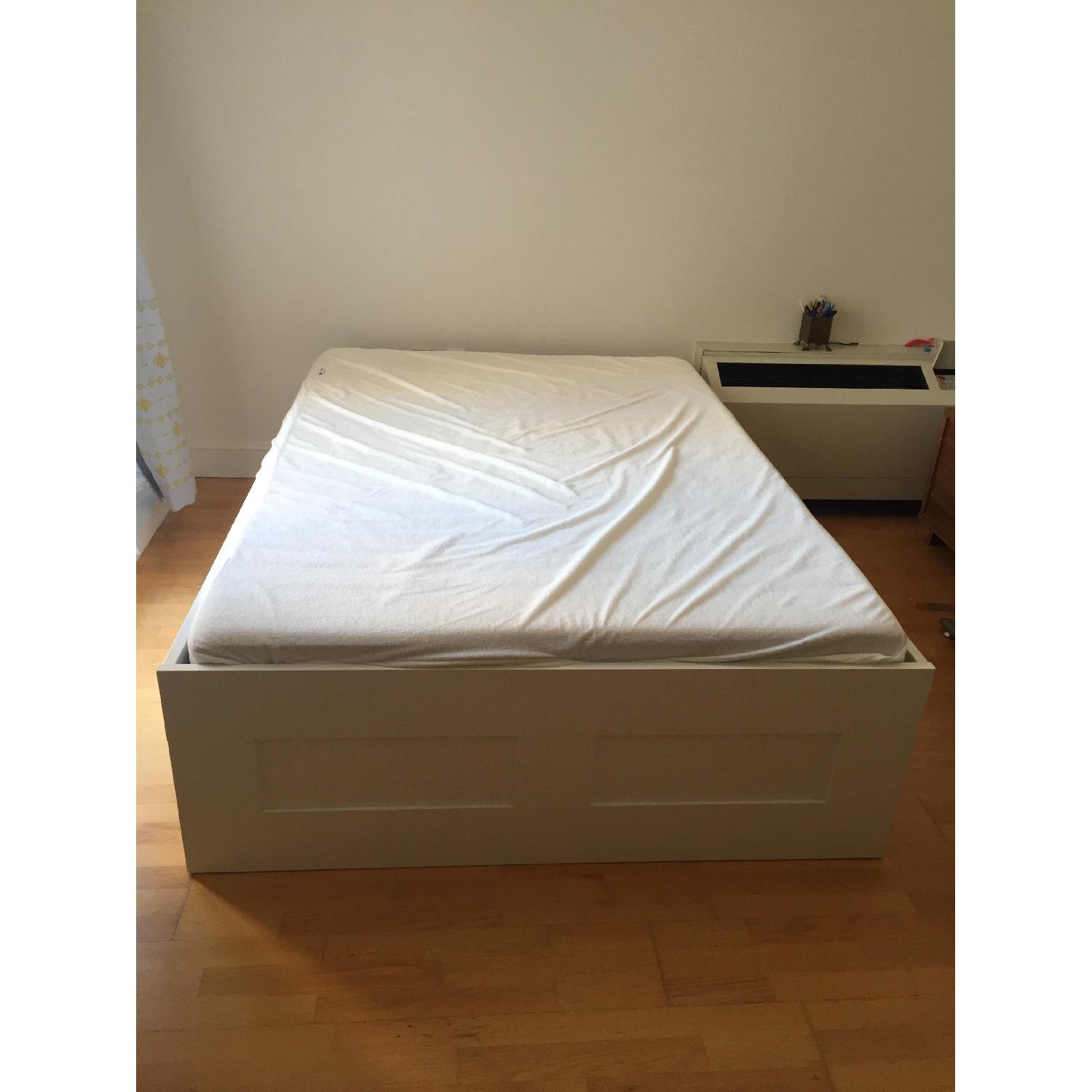 Ikea Full Size Storage Bed Frame - image-1