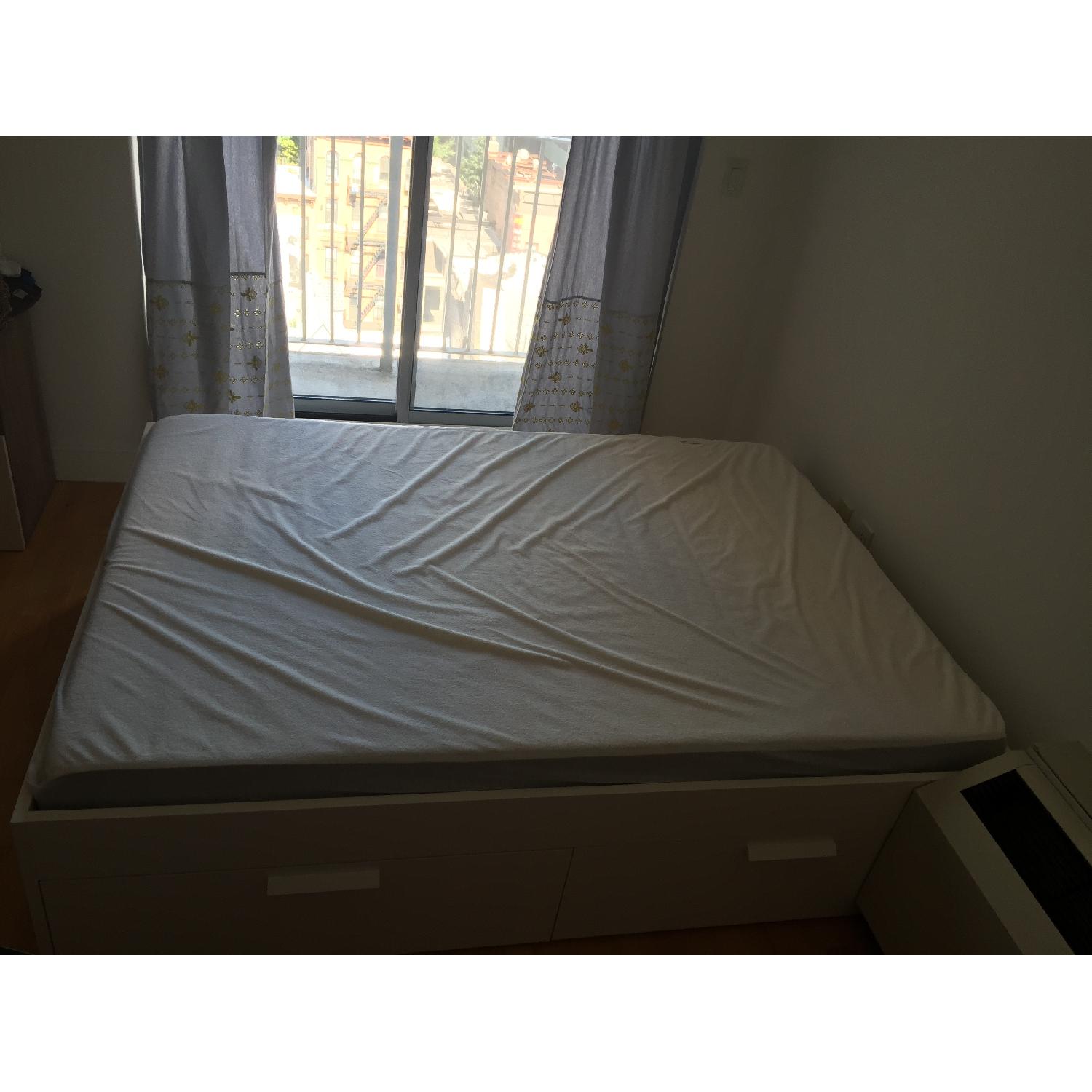 Ikea Full Size Storage Bed Frame - image-2