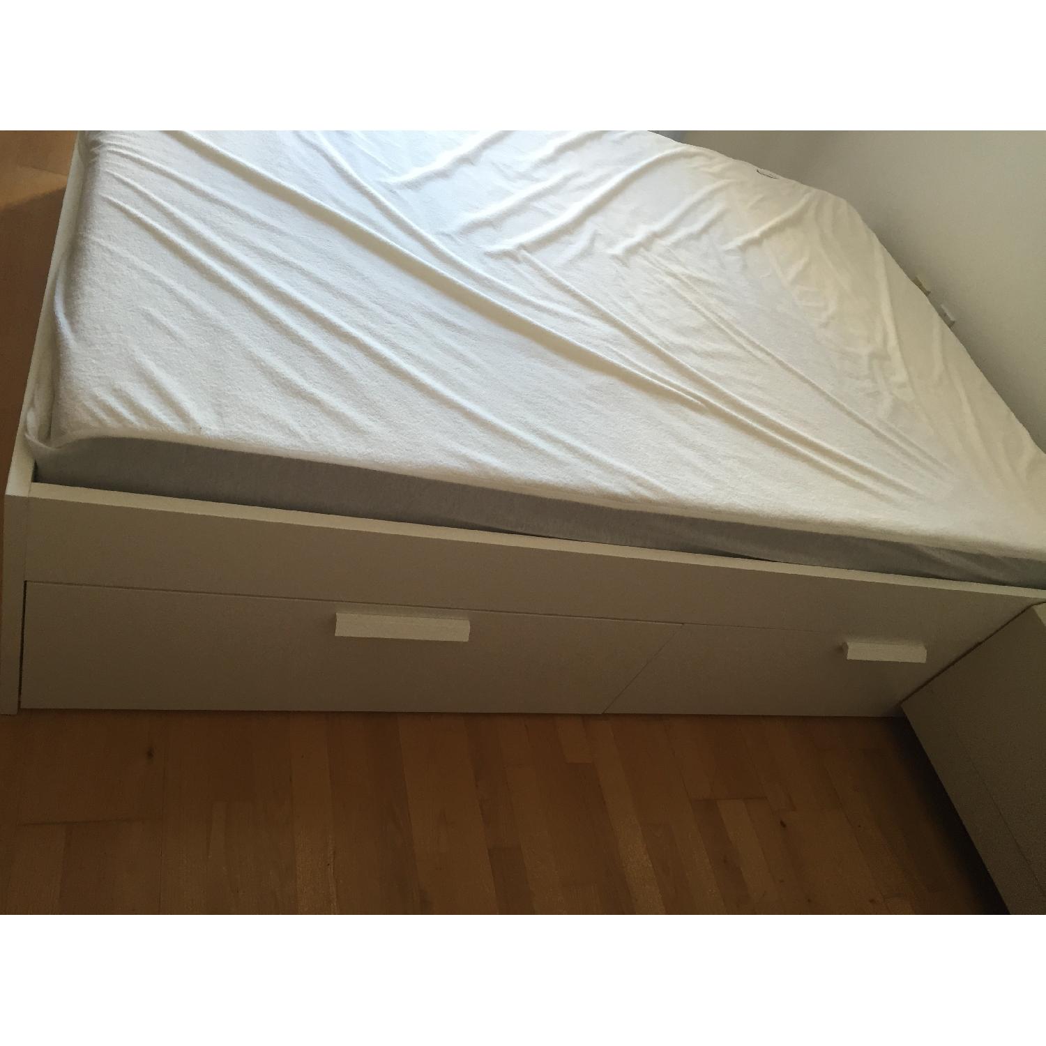 Ikea Full Size Storage Bed Frame - image-3