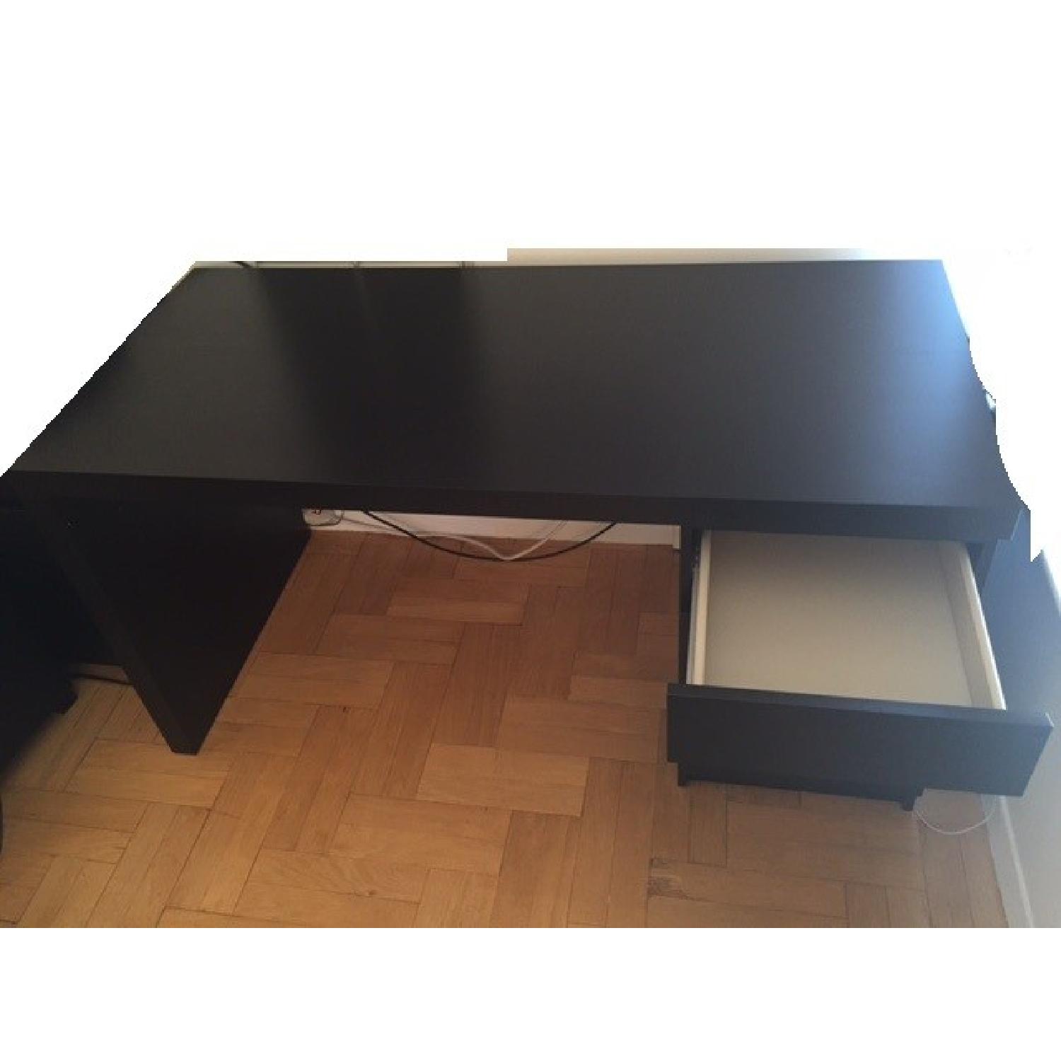 Ikea Malm Desk in Black-Brown - image-4