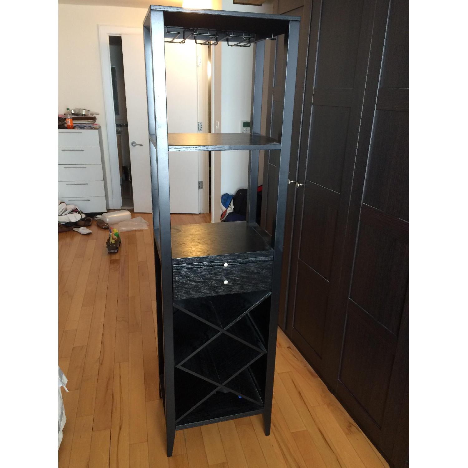Crate & Barrel Cab Wine Tower - image-3