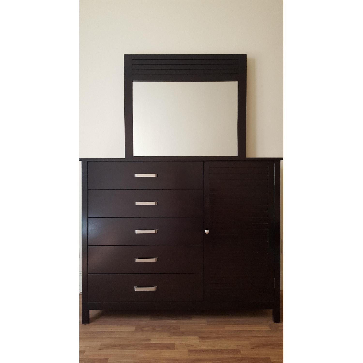 Bob's Dalton 5 Drawer Dresser w/ Mirror - image-1