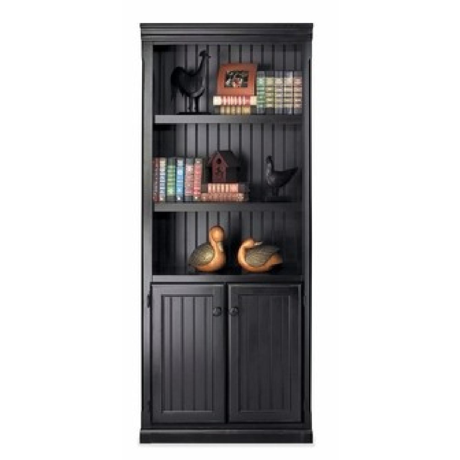 Southampton Onyx Lower Door Standard Bookcase - image-3