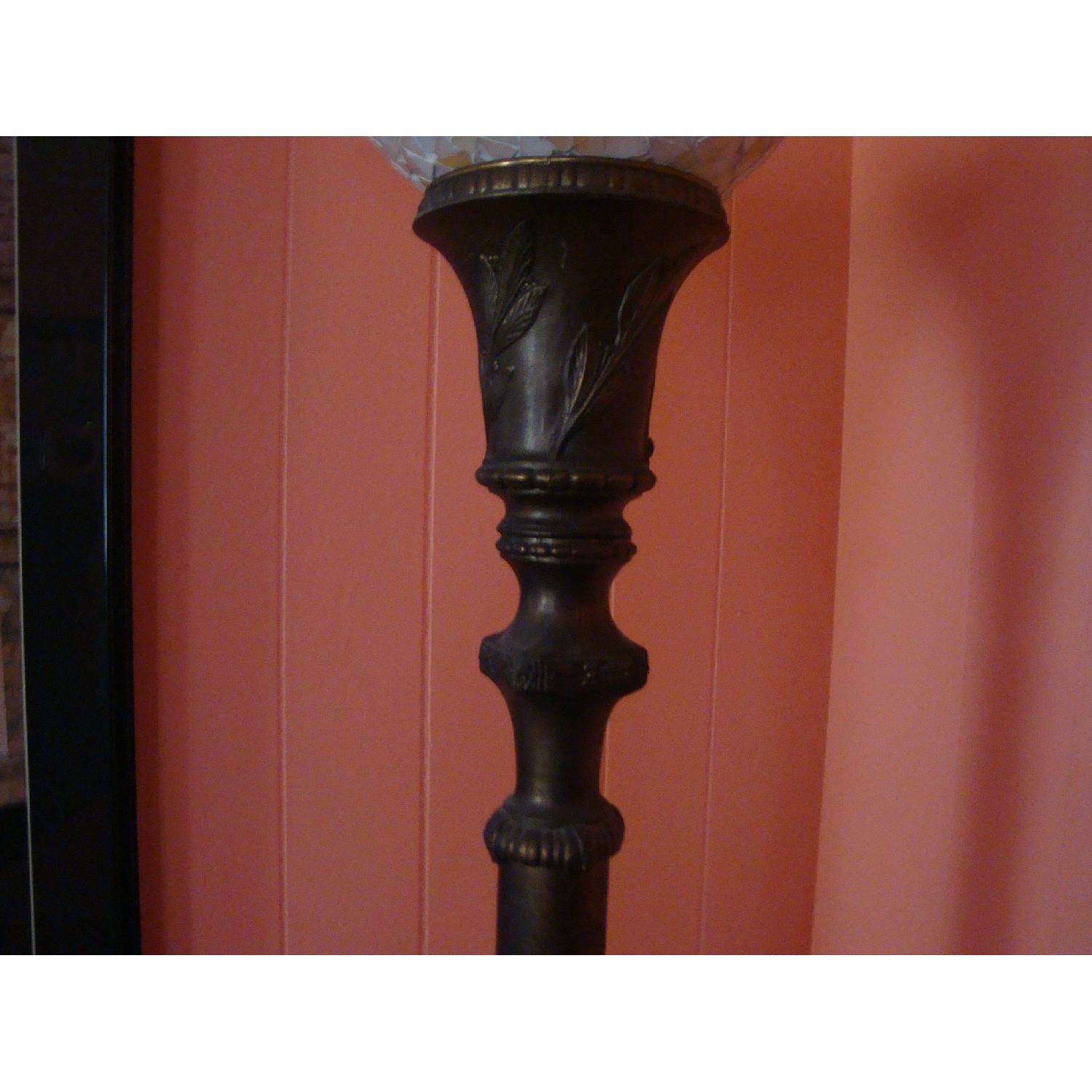 Antique Brass Floor Lamp - image-3