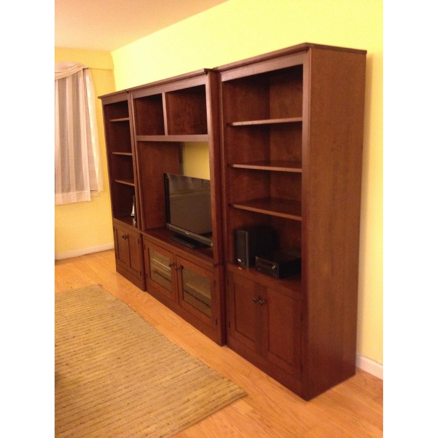 Crate & Barrel Entertainment Center/Wall Unit - image-1