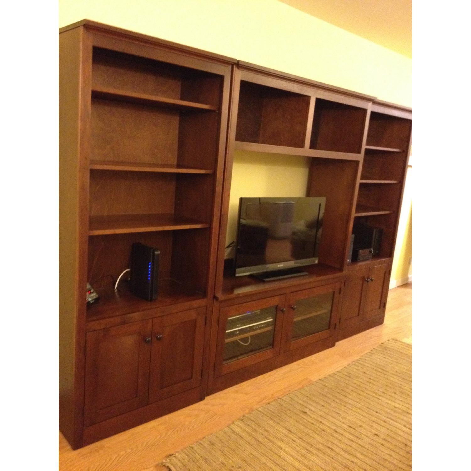 Crate & Barrel Entertainment Center/Wall Unit - image-2