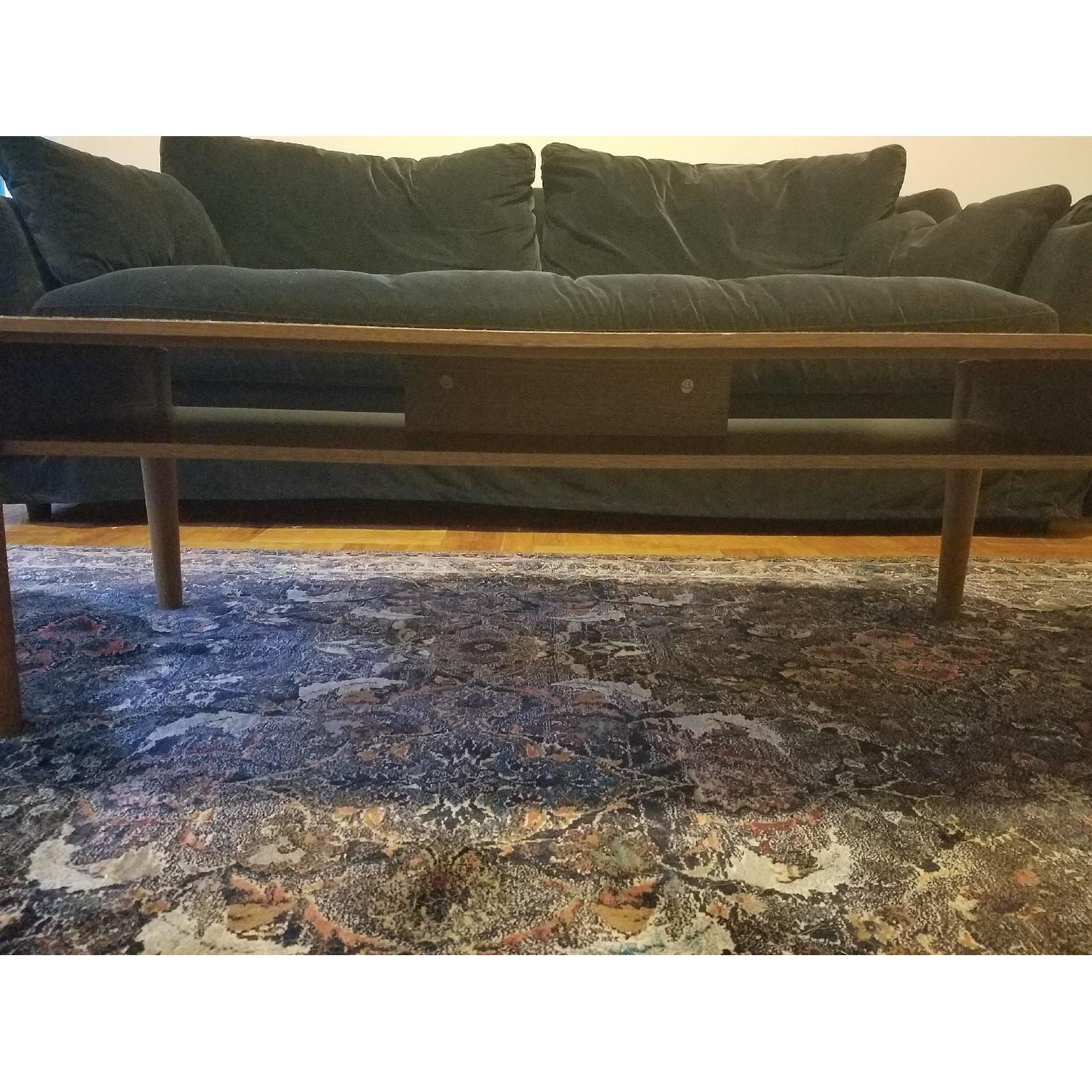 Vintage Mid-Century Oval Coffee Table - image-3