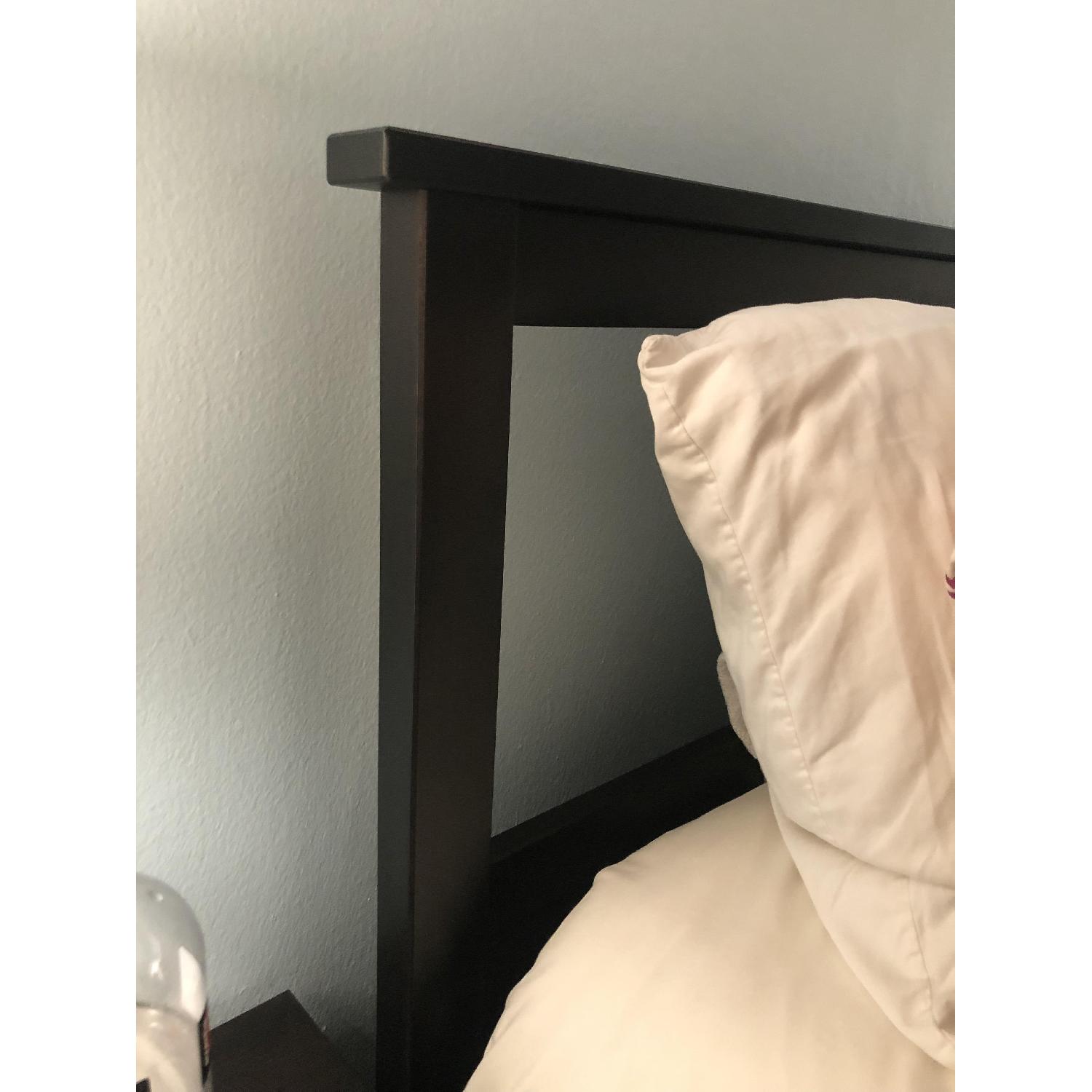 Ikea Hemnes Bed Frame w/ 4 Storage Boxes - image-2