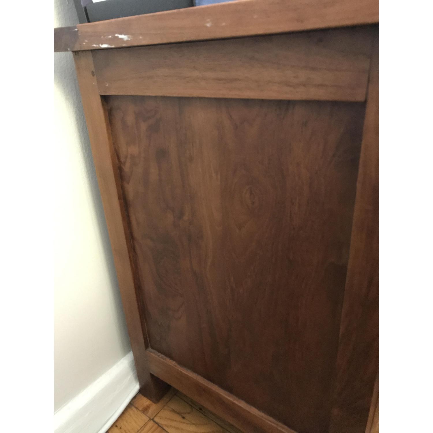 Javanese Custom Made Elm Wood Nightstand - AptDeco
