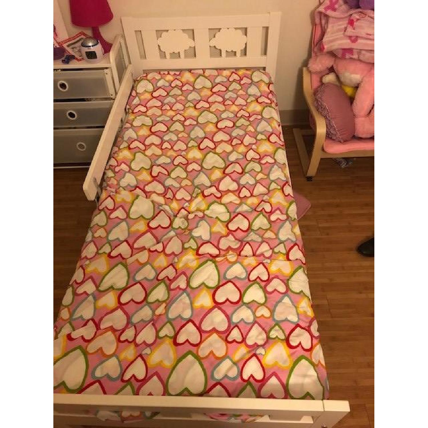 Ikea Kritter Toddler Bed w/ Guard Rail - image-2