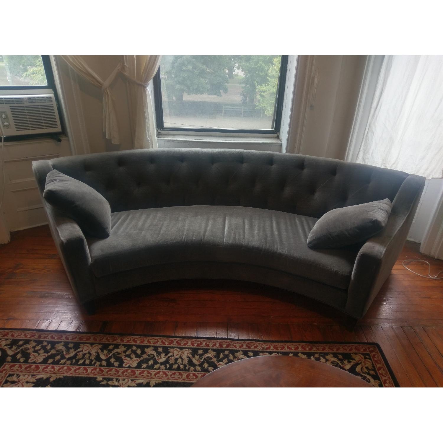 Z Gallerie Circa Curved Sofa - image-1