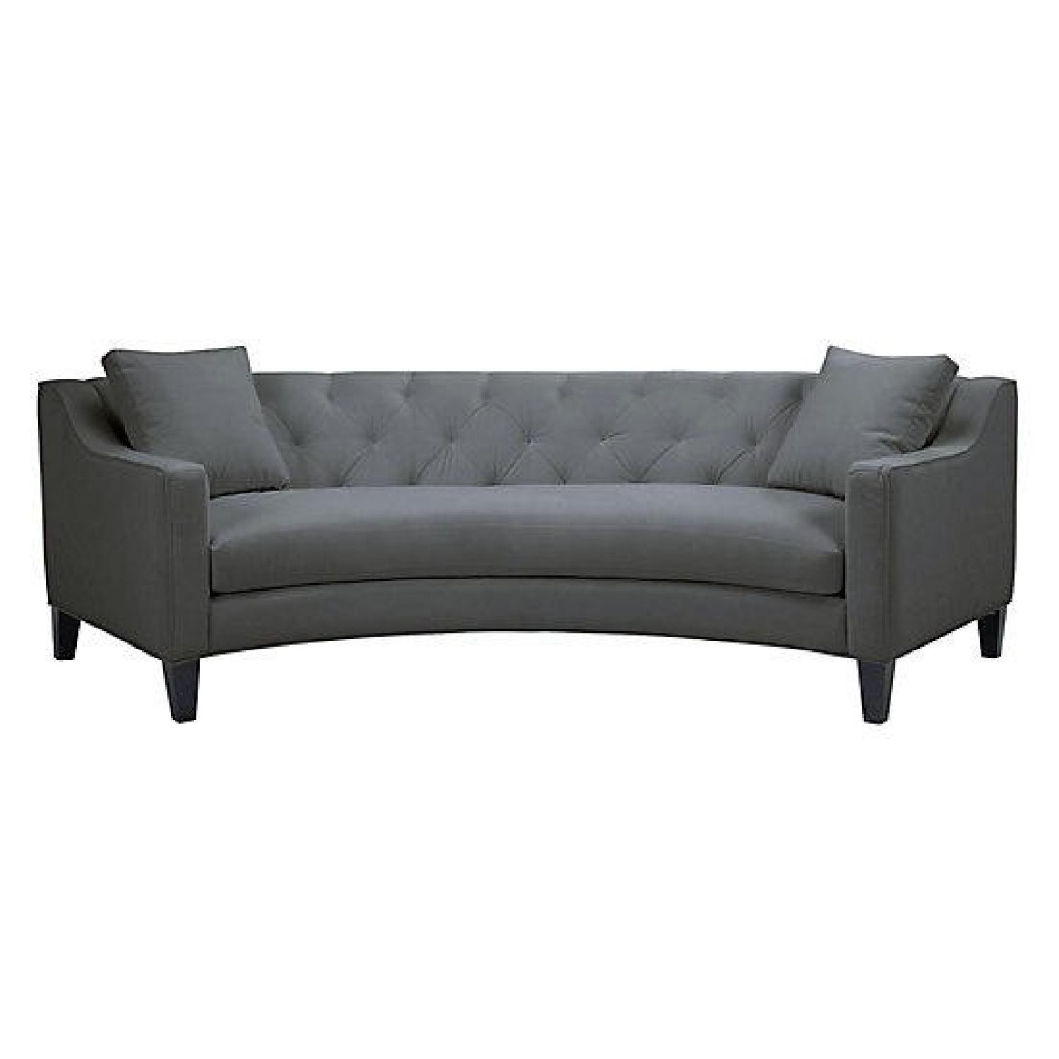 Z Gallerie Circa Curved Sofa - AptDeco