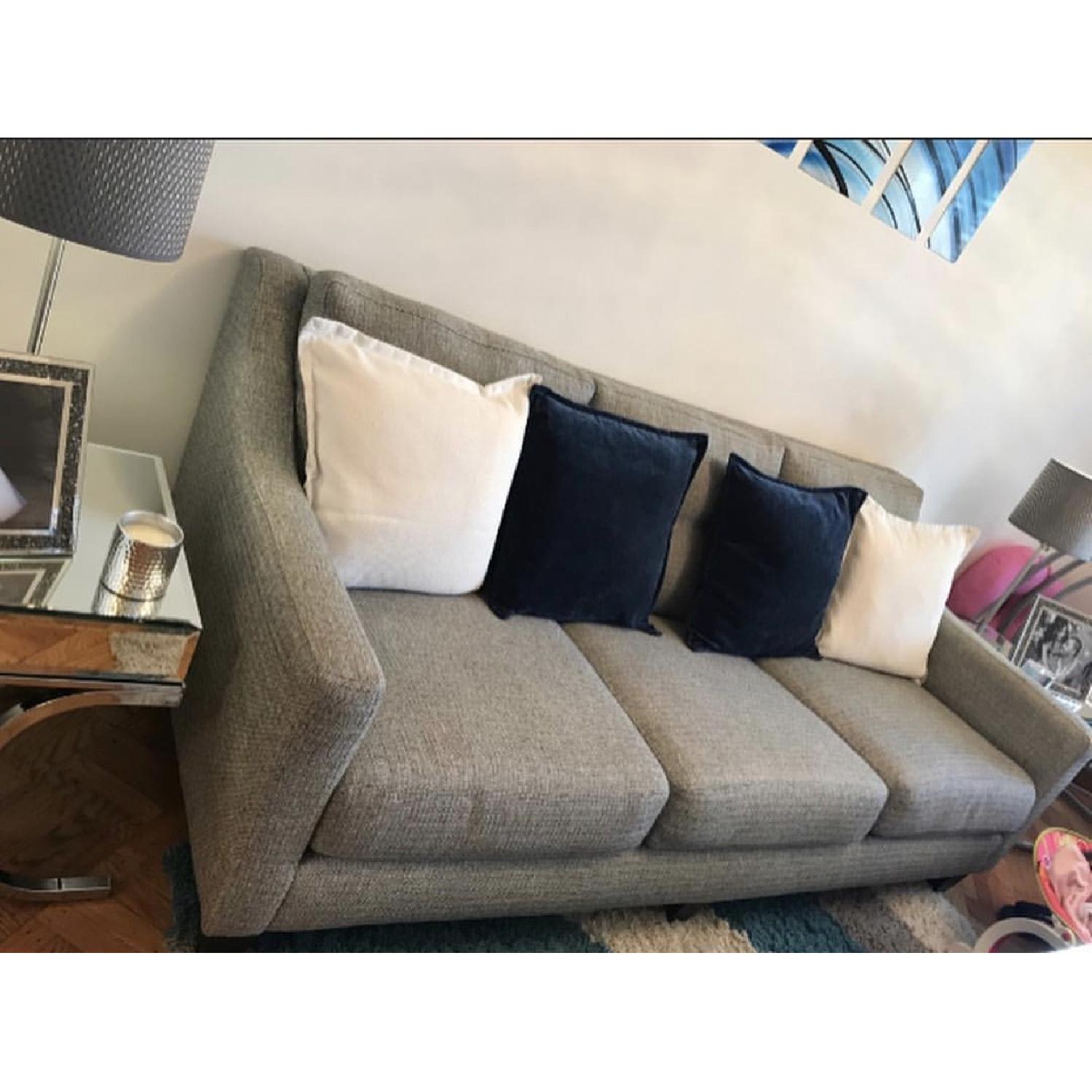 Raymour & Flanigan Finnegan Modern Grey Sofa - image-2