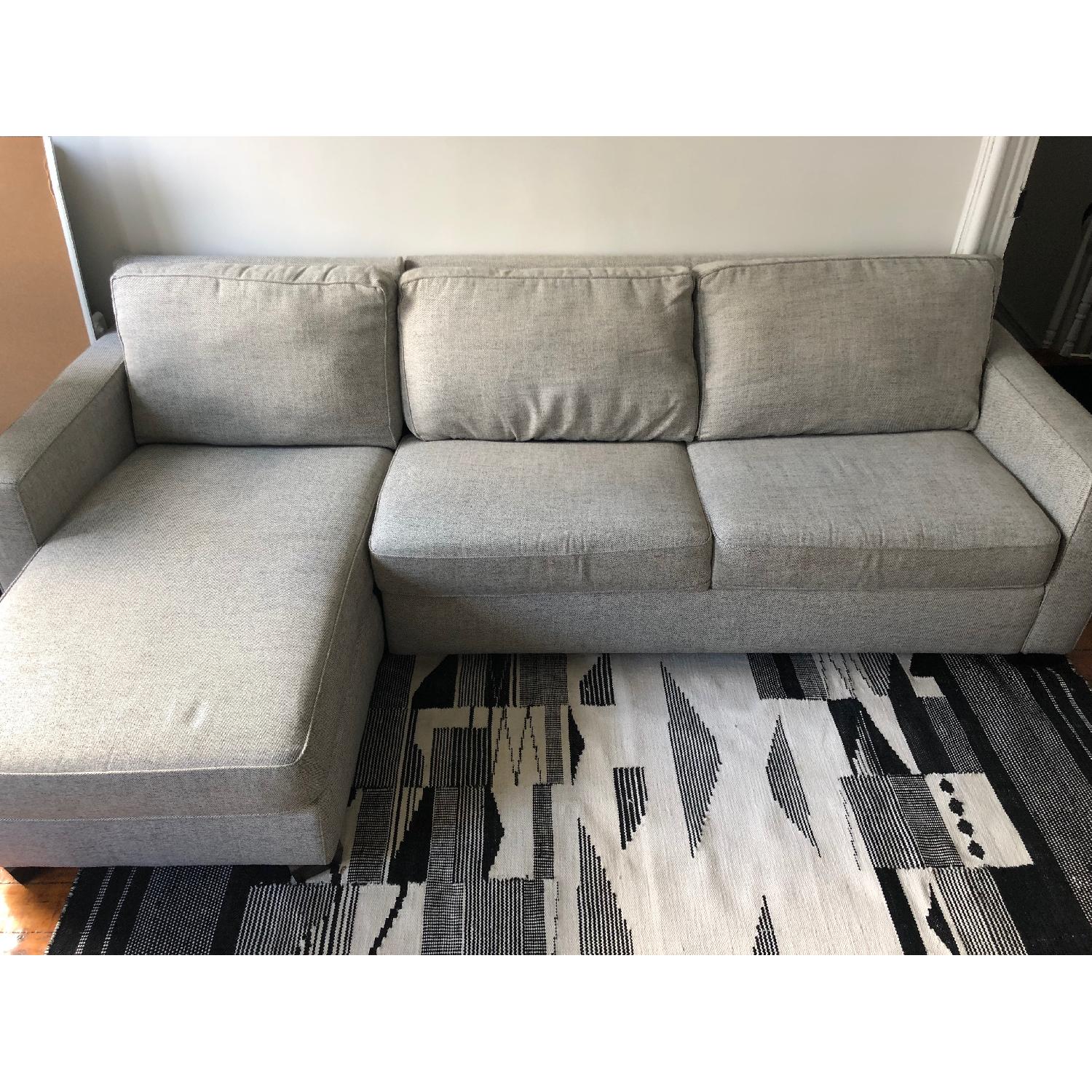 West Elm Henry 3 Piece Sleeper Sectional Sofa w/ Storage - image-4