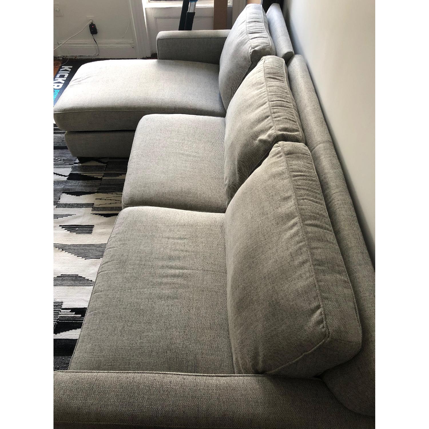 West Elm Henry 3 Piece Sleeper Sectional Sofa w/ Storage - image-5