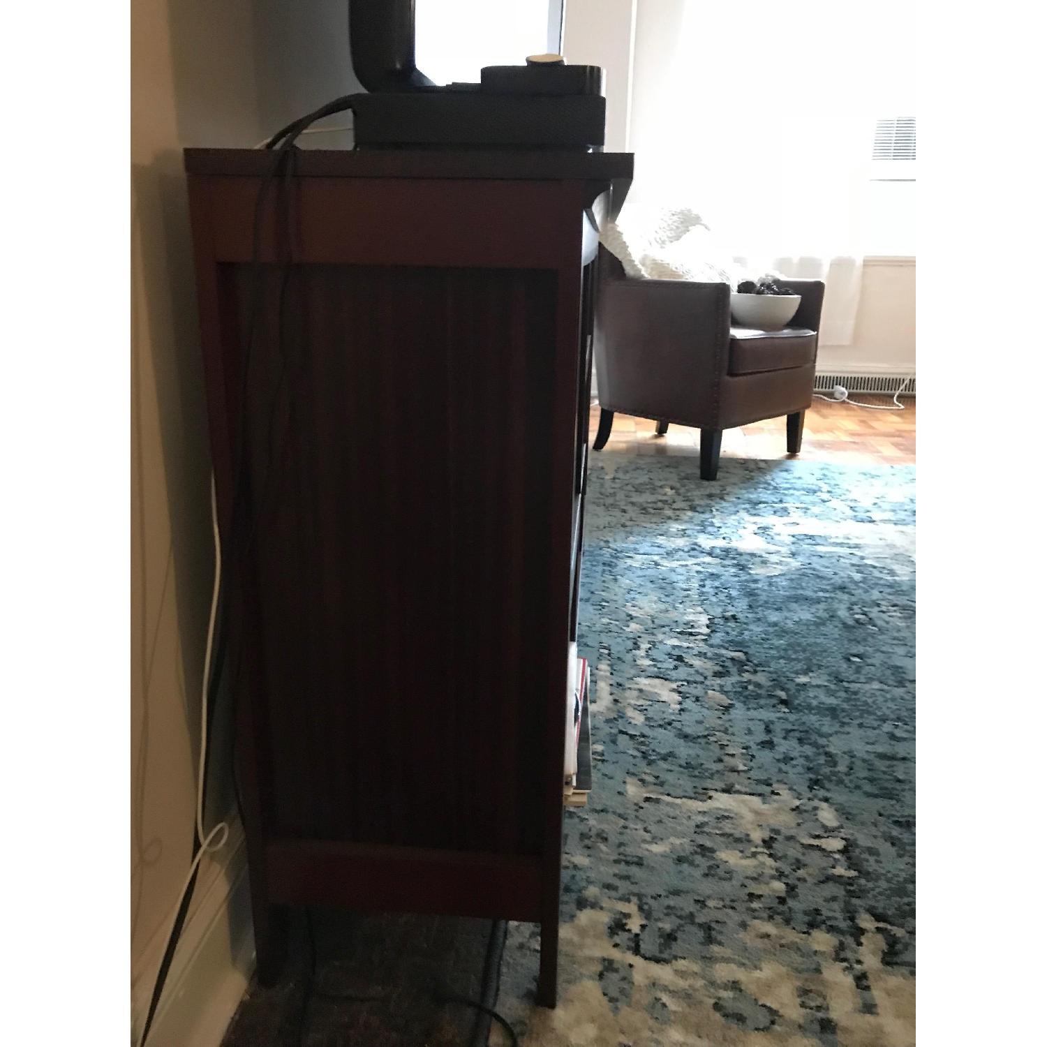 Target Carson Horizontal Bookcase in Dark Brown AptDeco