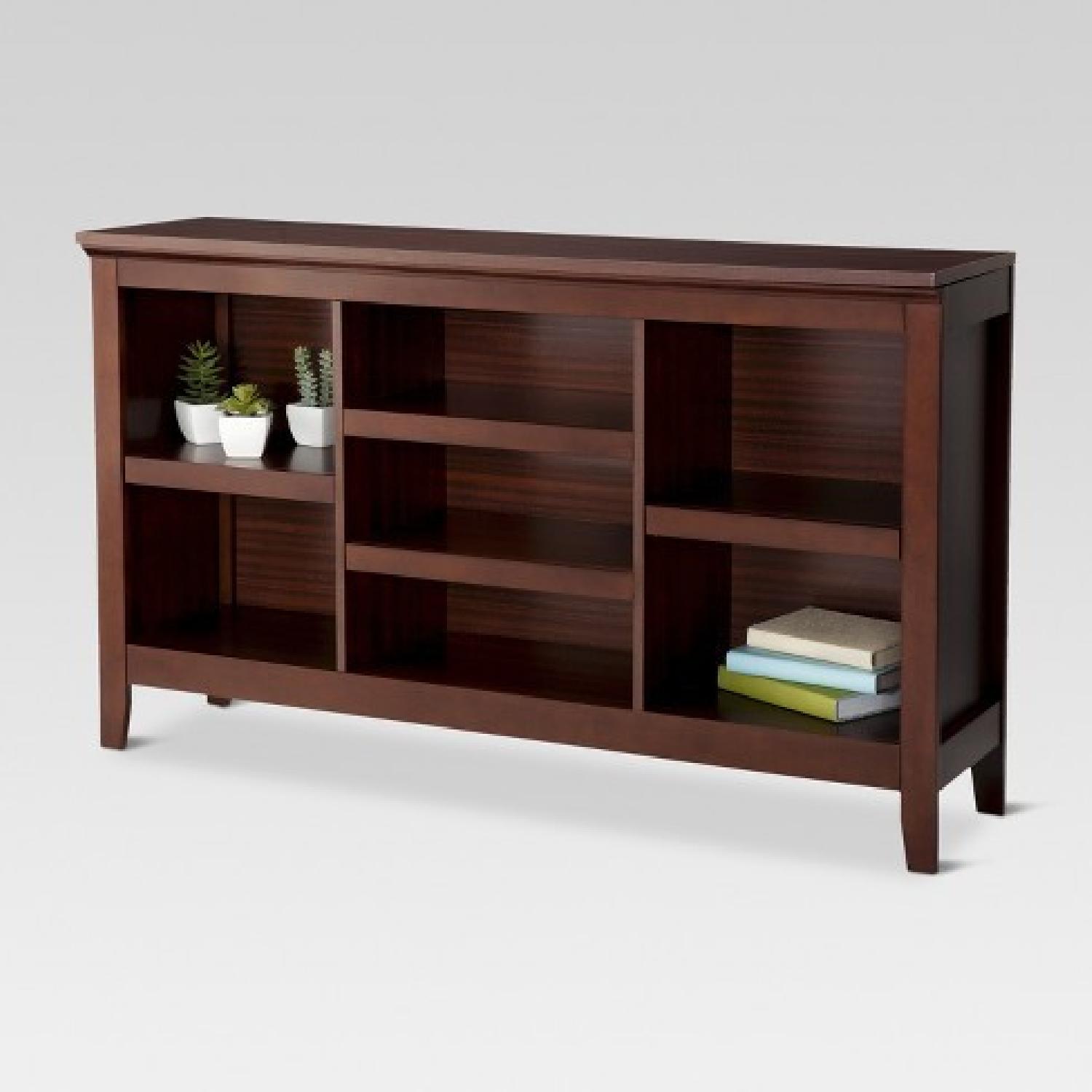 Target Carson Horizontal Bookcase in Dark Brown - image-4