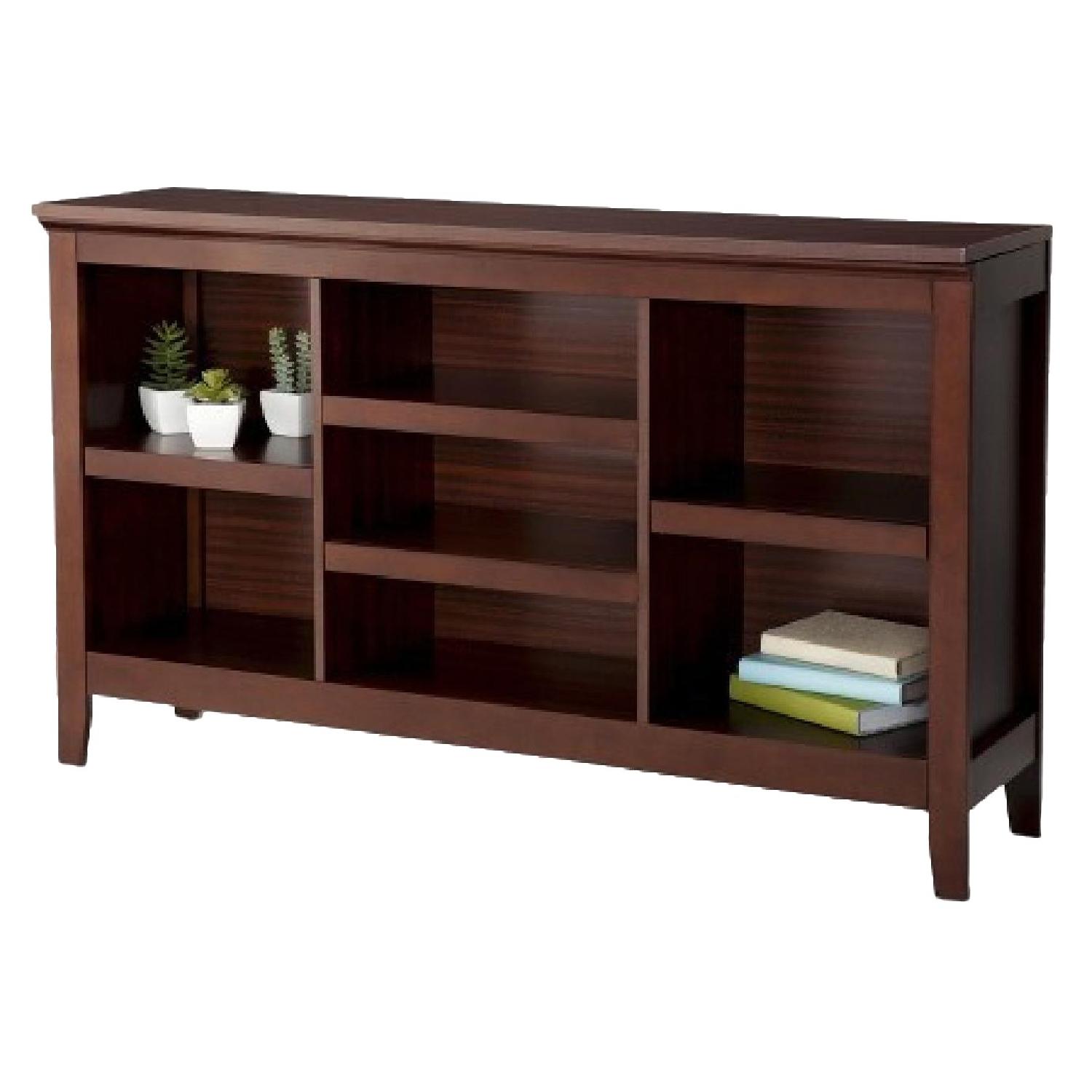 Target Carson Horizontal Bookcase in Dark Brown - image-0