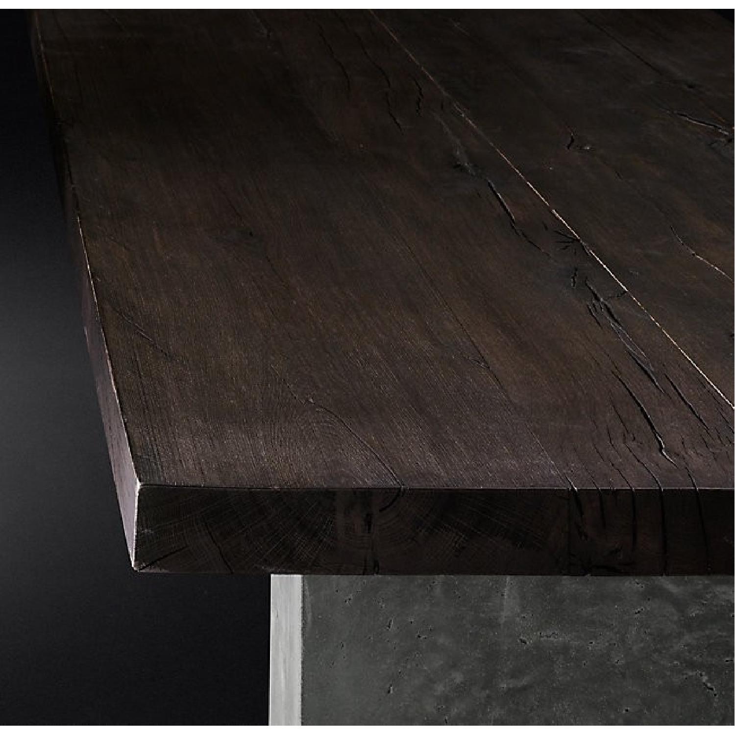 Restoration Hardware Concrete Pier Rectangular Dining Table - image-2