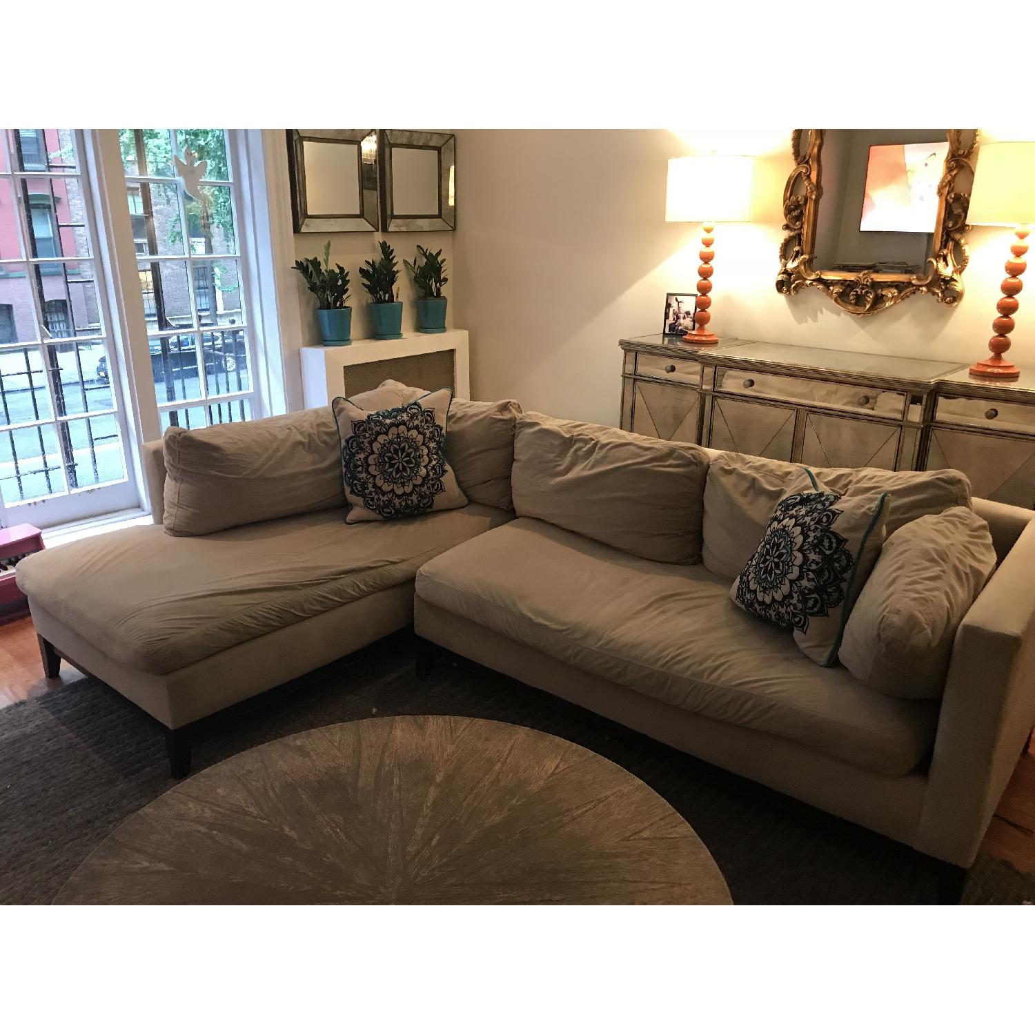 West Elm Peggy Mid-Century Modern Sectional Sofa - image-1