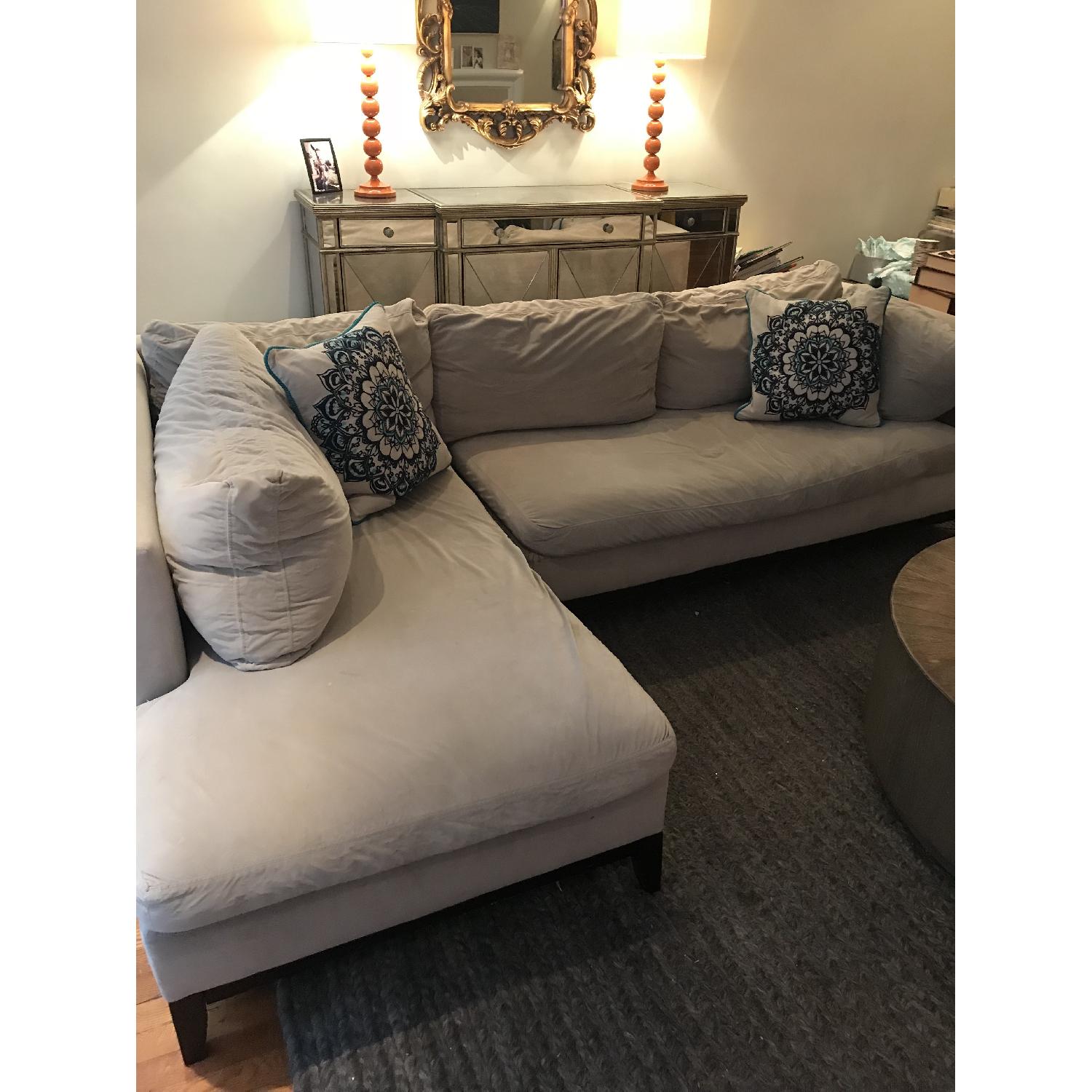 West Elm Peggy Mid-Century Modern Sectional Sofa - image-2