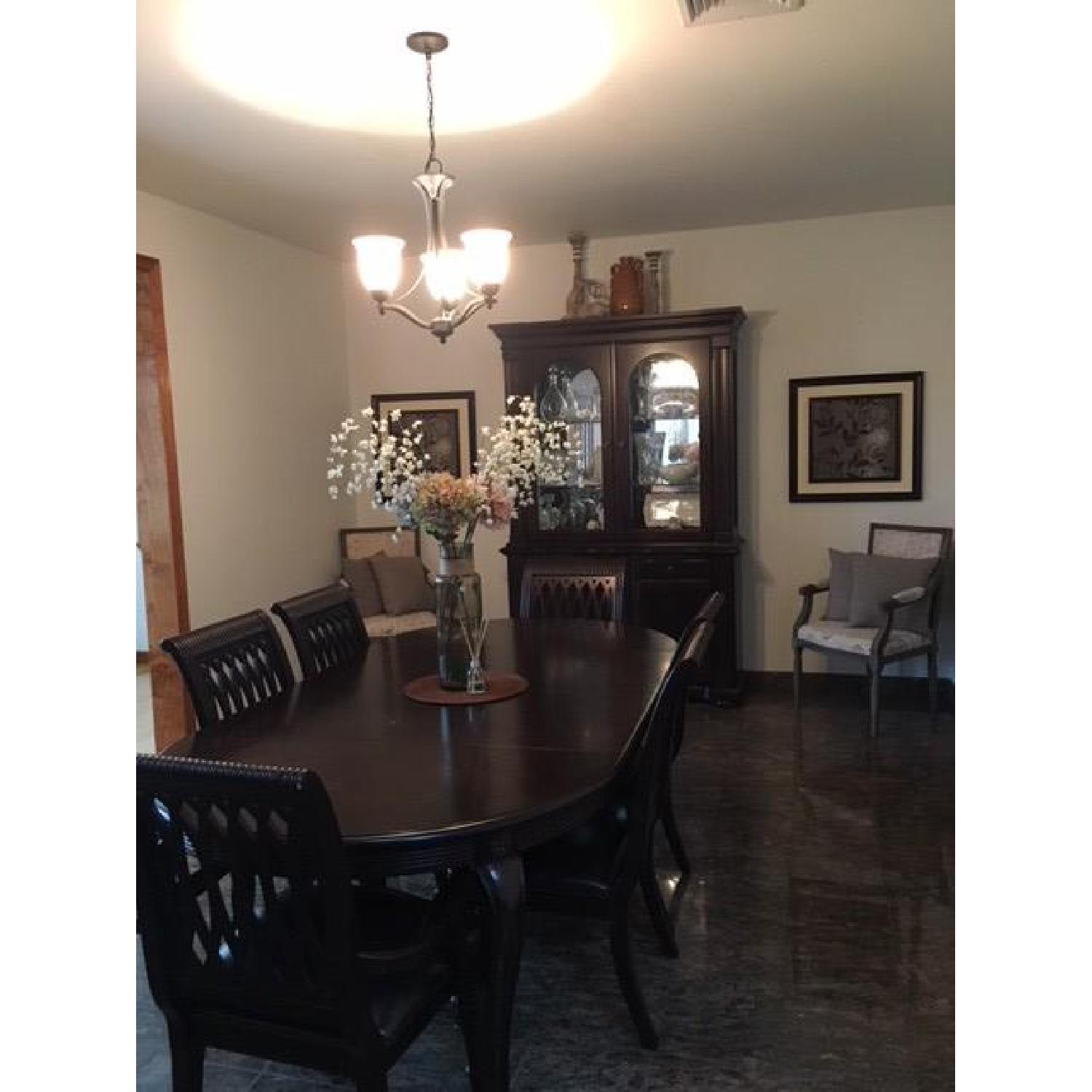 Raymour & Flanigan Belmont 7-Piece Extending Dining Set - image-1