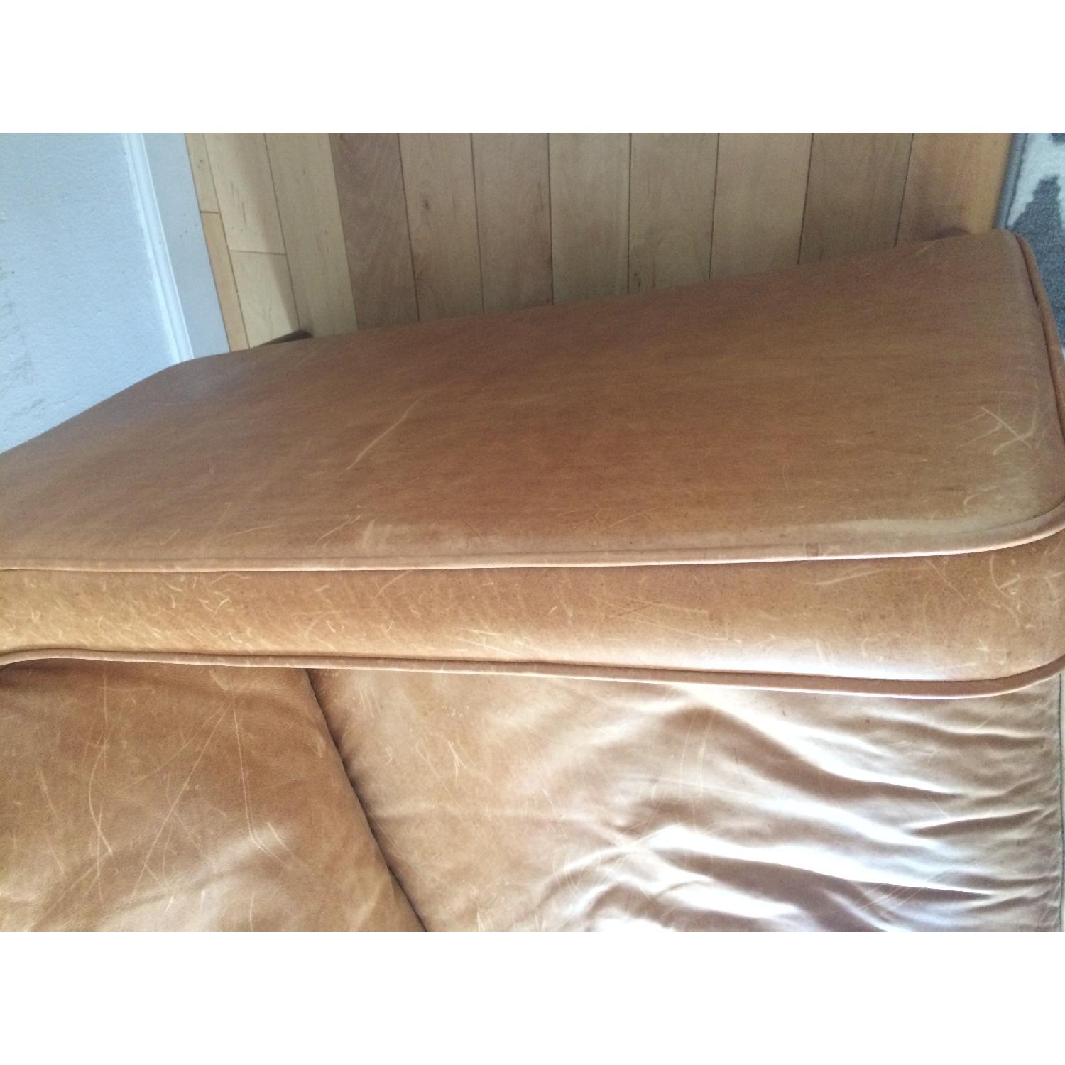 West Elm Hamilton Leather Sofa - image-10