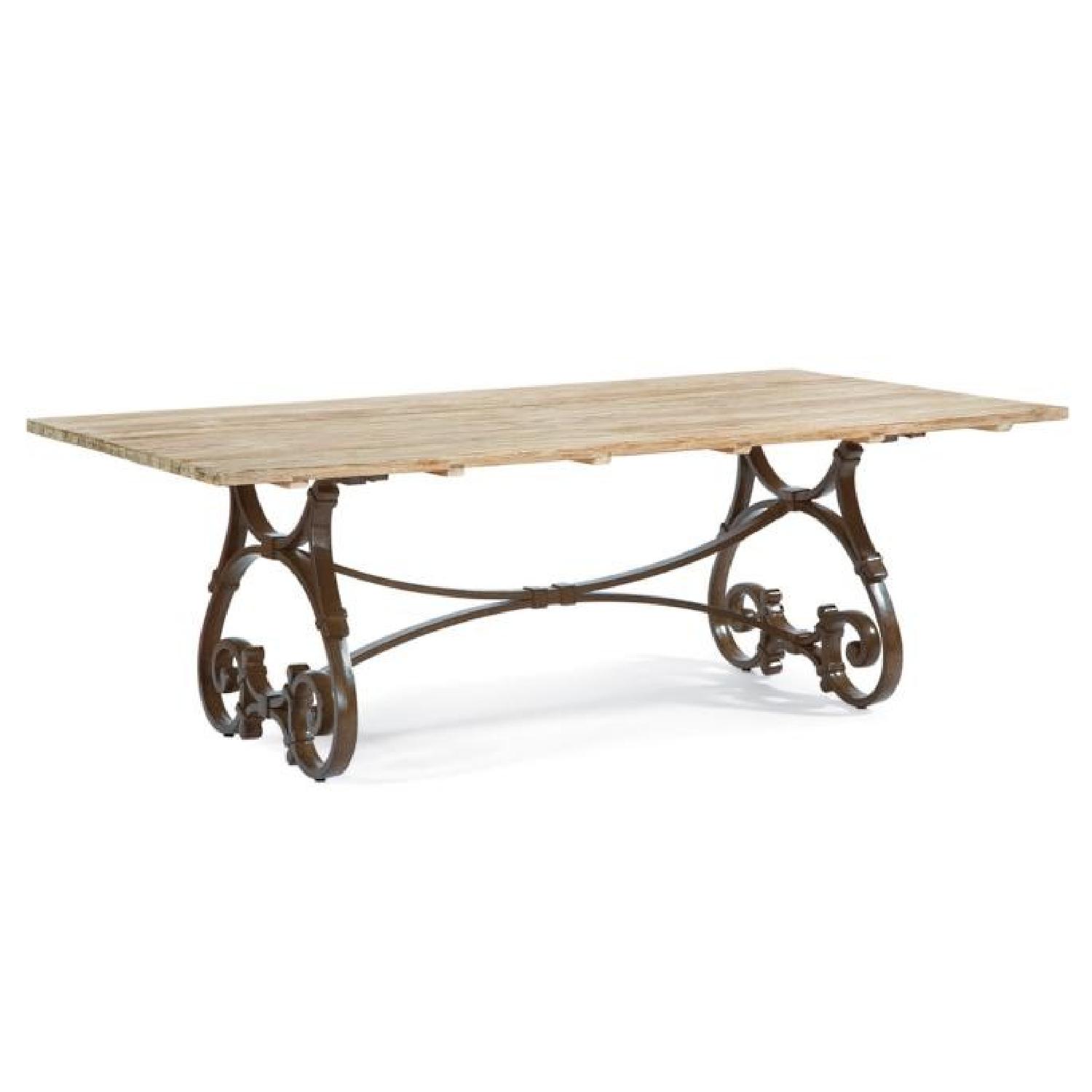 Frontgate Maison Jardin Outdoor Dining Table w/ 6 Chairs - image-2