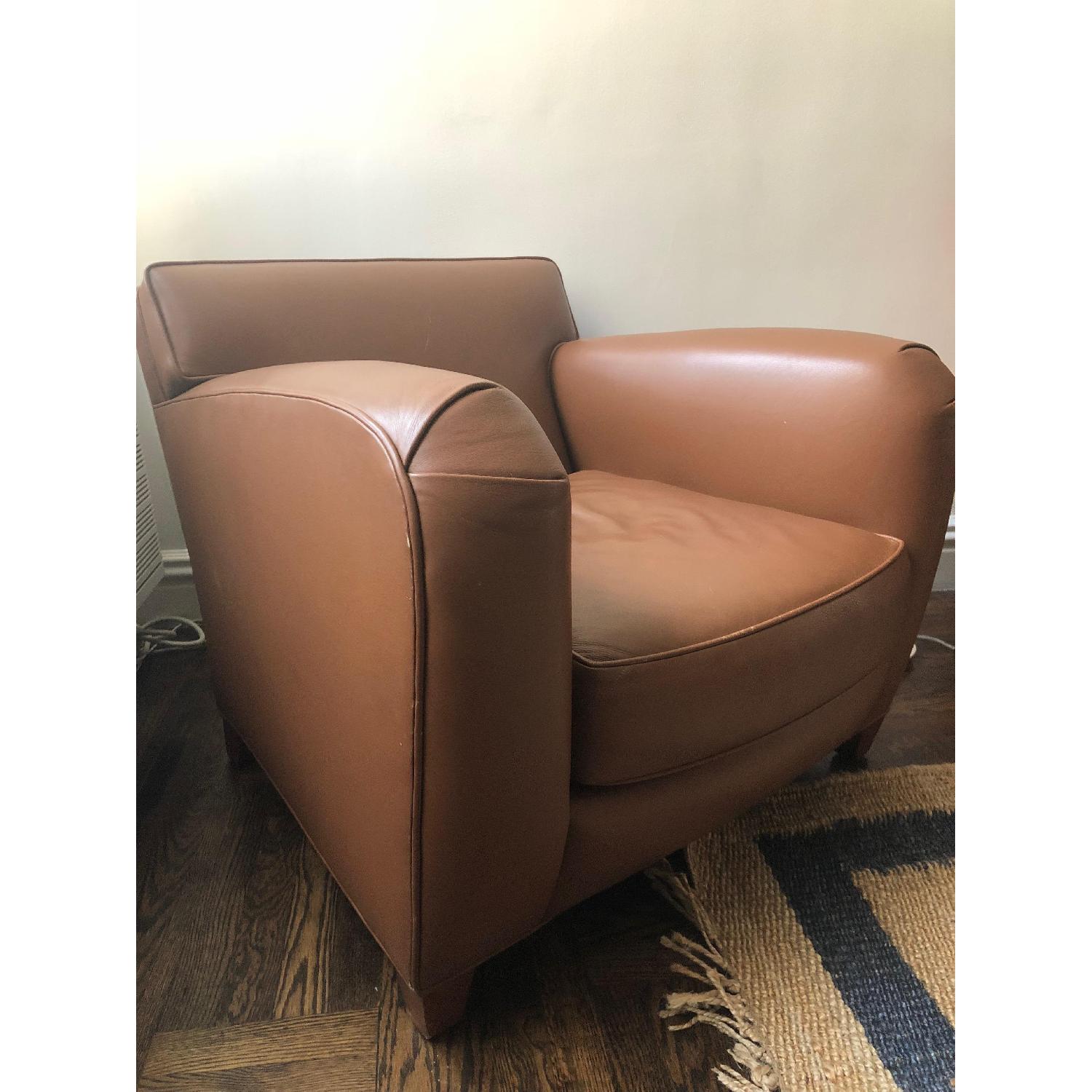 Donghia Leather Club Chair - image-2