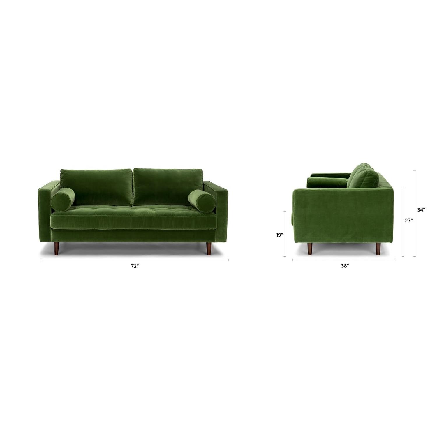 Sven Green Grass Sofa - image-2
