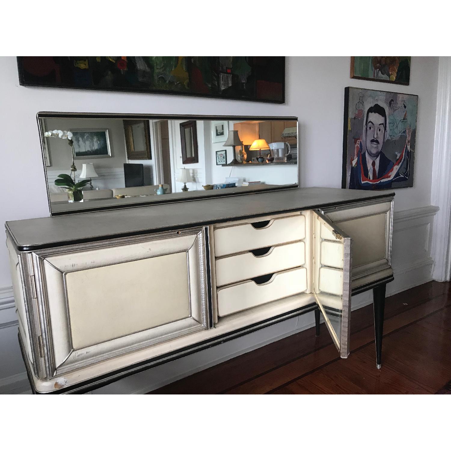 1920's Vintage Sideboard w/ Mirror - image-5