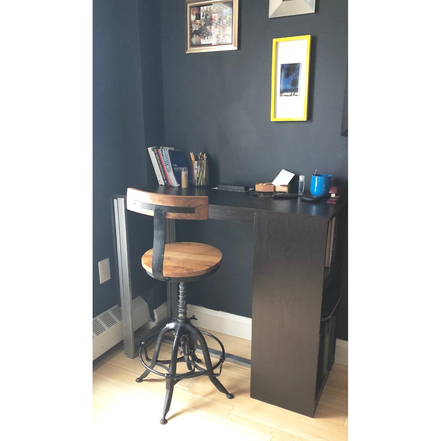 Standing Desk w/ Gate Leg Extension & Chair - image-1