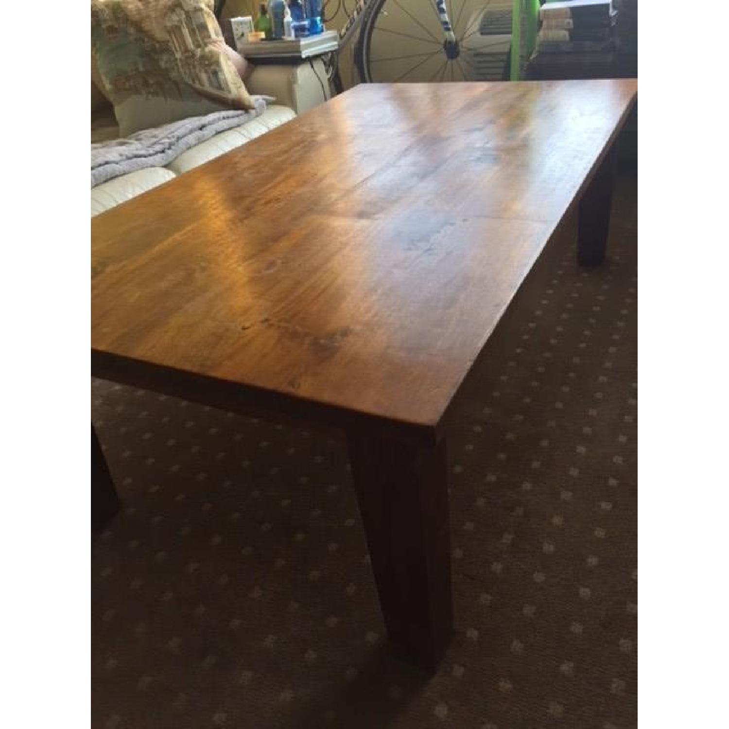 Crate & Barrel Wooden Coffee Table - image-2