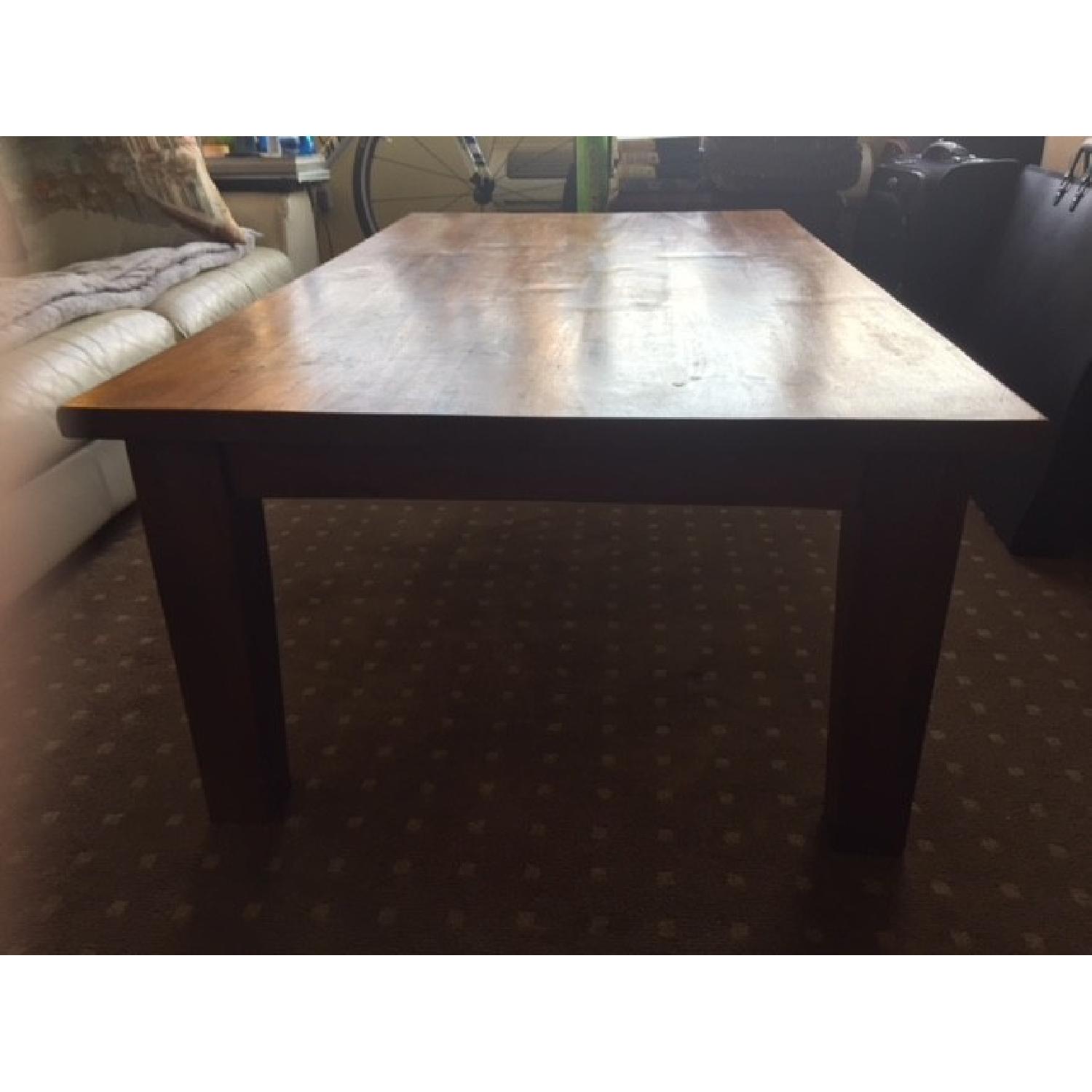 Crate & Barrel Wooden Coffee Table - image-3