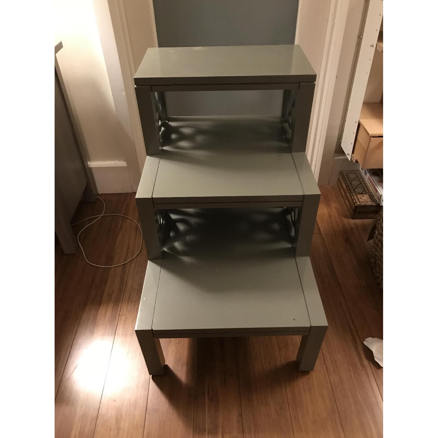 Asian Style 3 Tier End Table - image-1