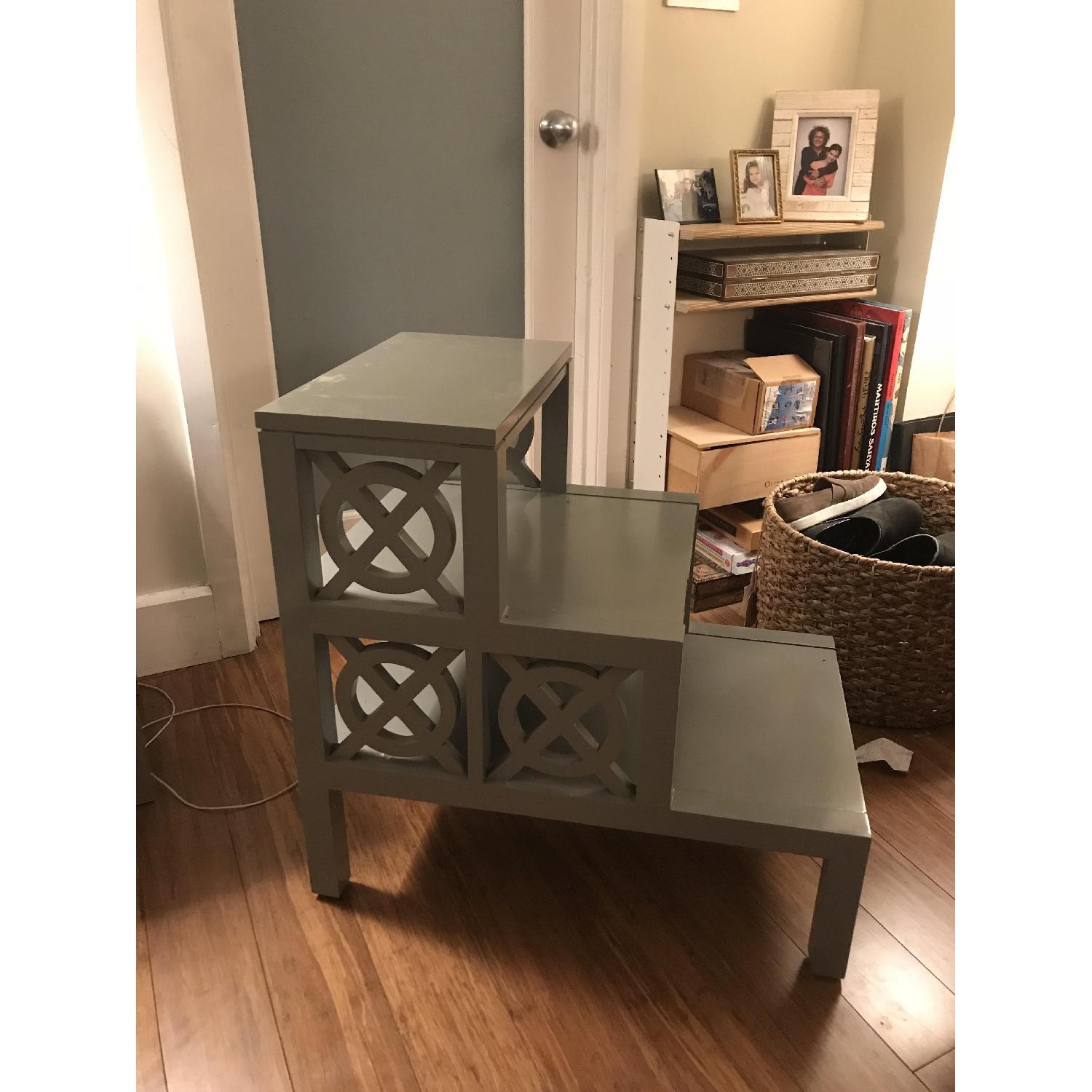 Asian Style 3 Tier End Table - image-3