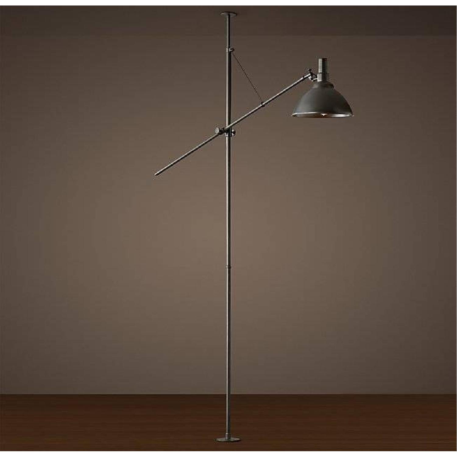 Restoration Hardware French Factory Boom Lamp in Iron - image-1
