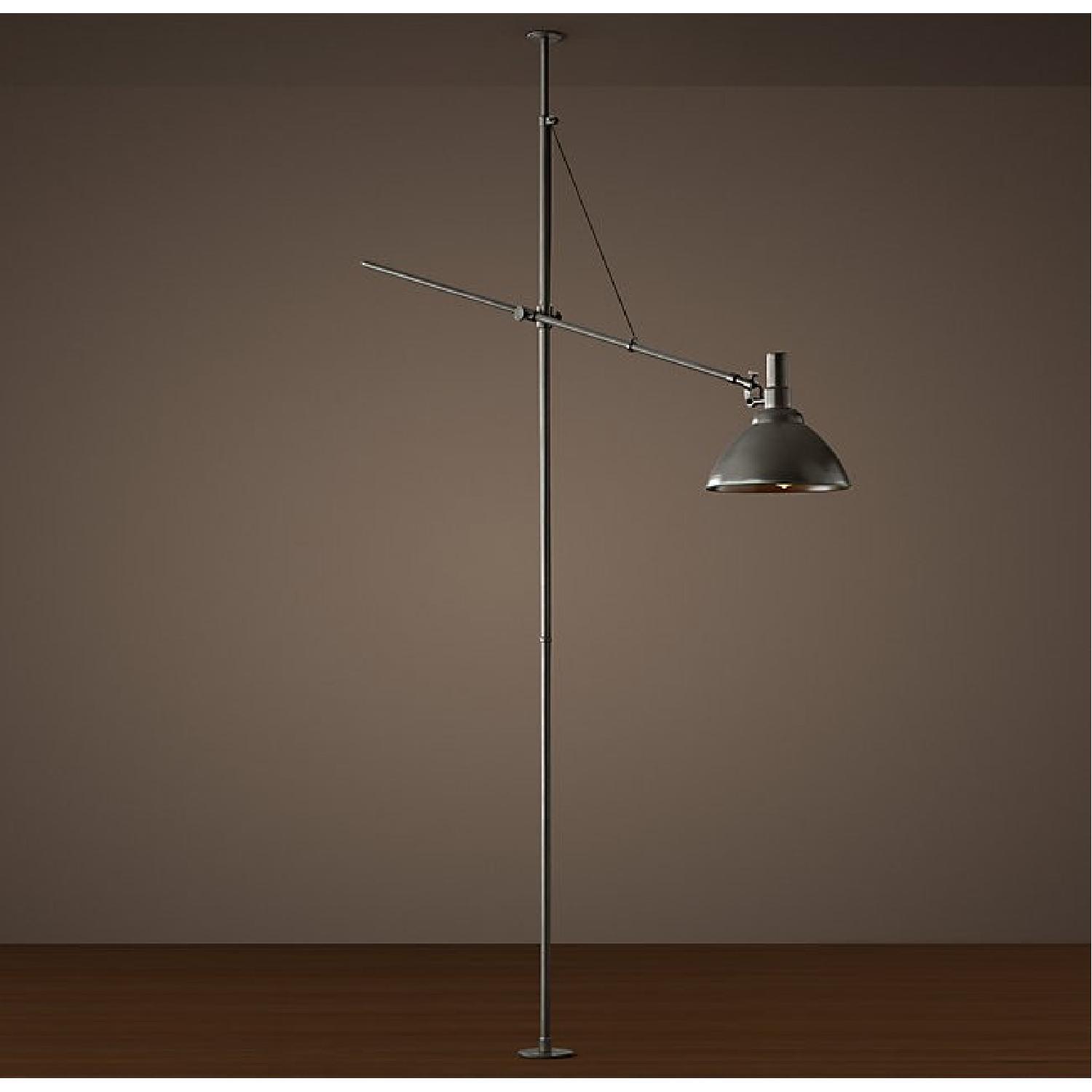 Restoration Hardware French Factory Boom Lamp in Iron - image-2