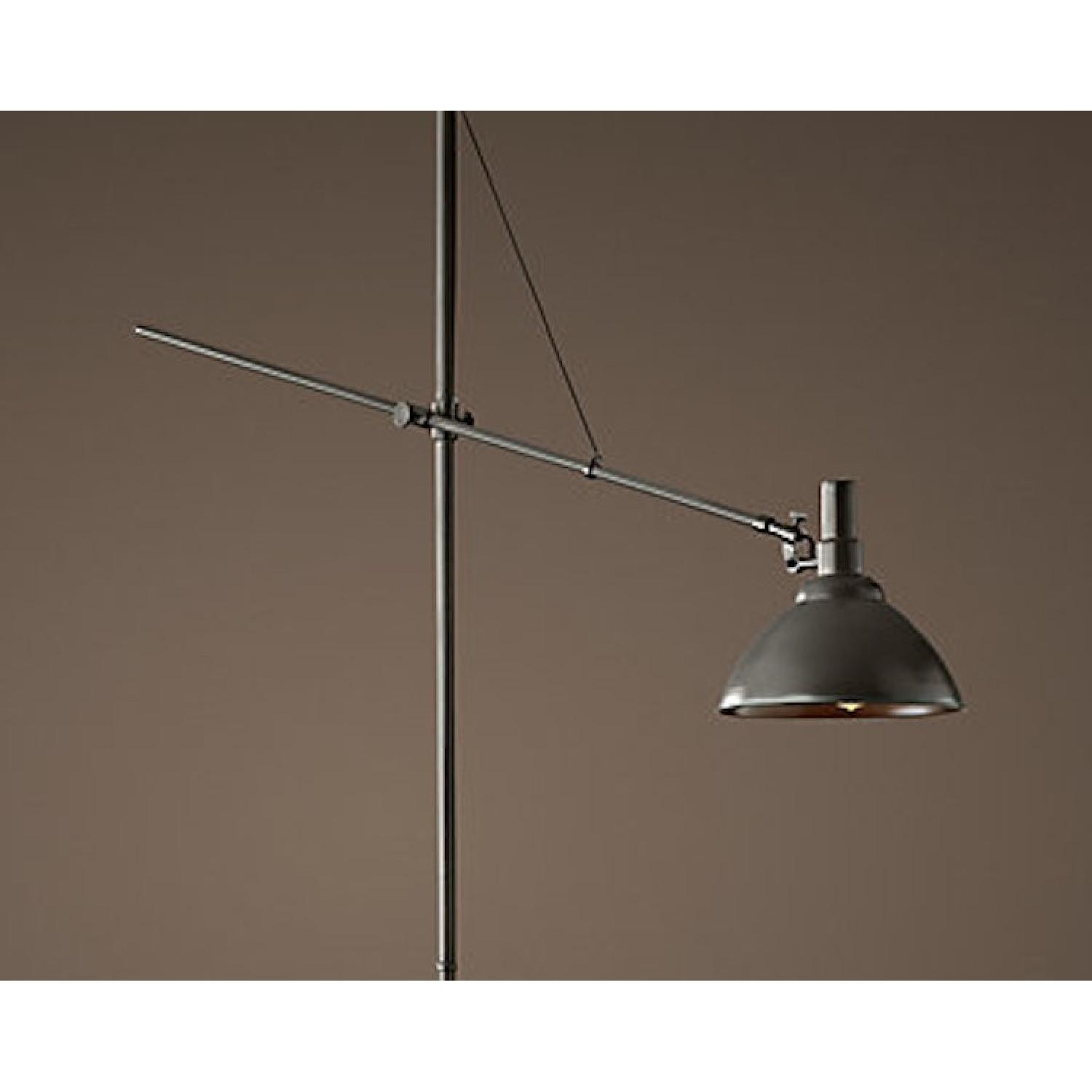 Restoration Hardware French Factory Boom Lamp in Iron - image-3