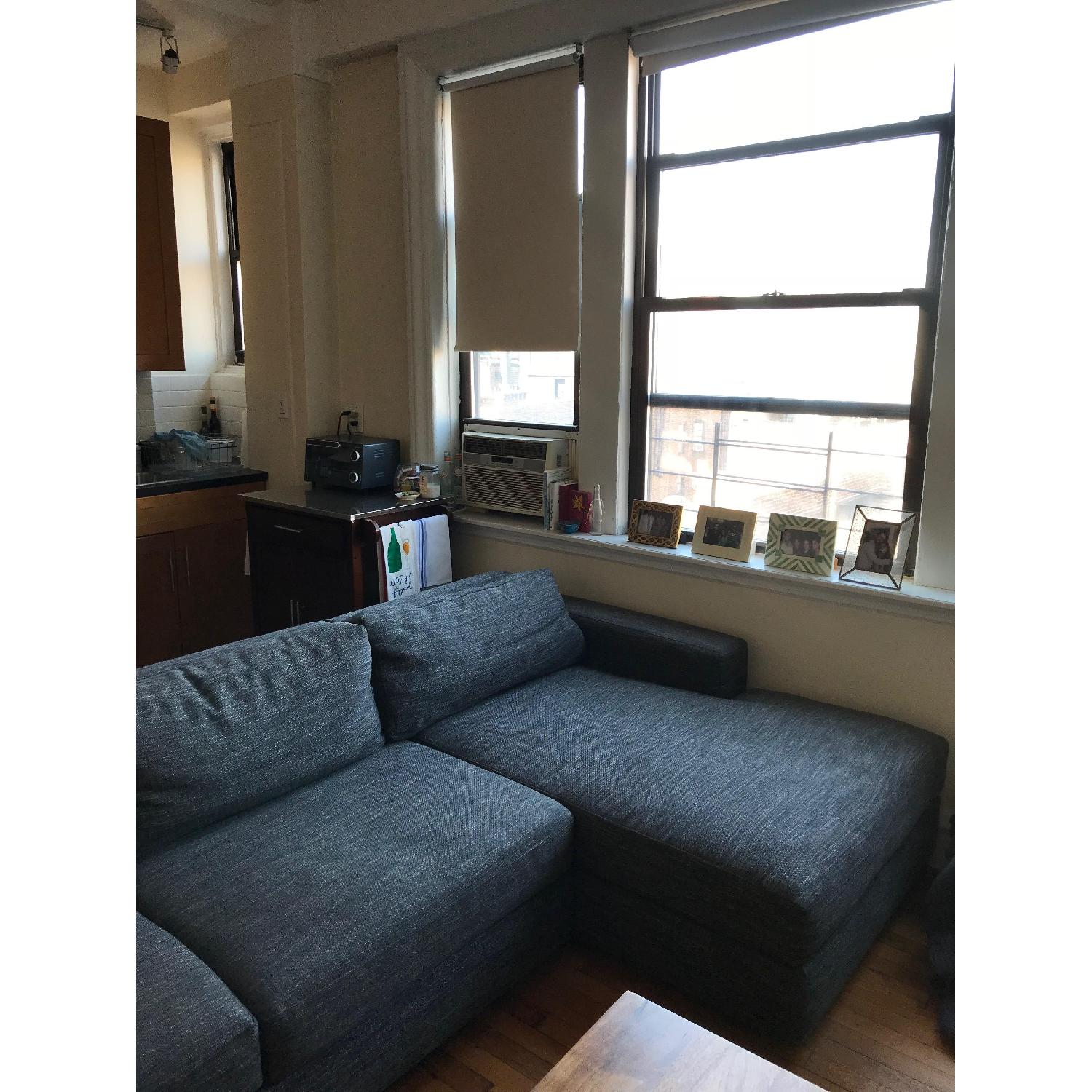 West Elm Urban Right Arm Chaise Sectional Sofa - image-5