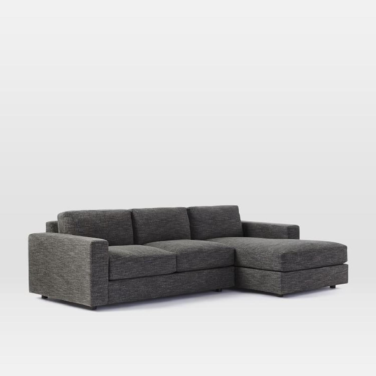 West Elm Urban Right Arm Chaise Sectional Sofa - image-6