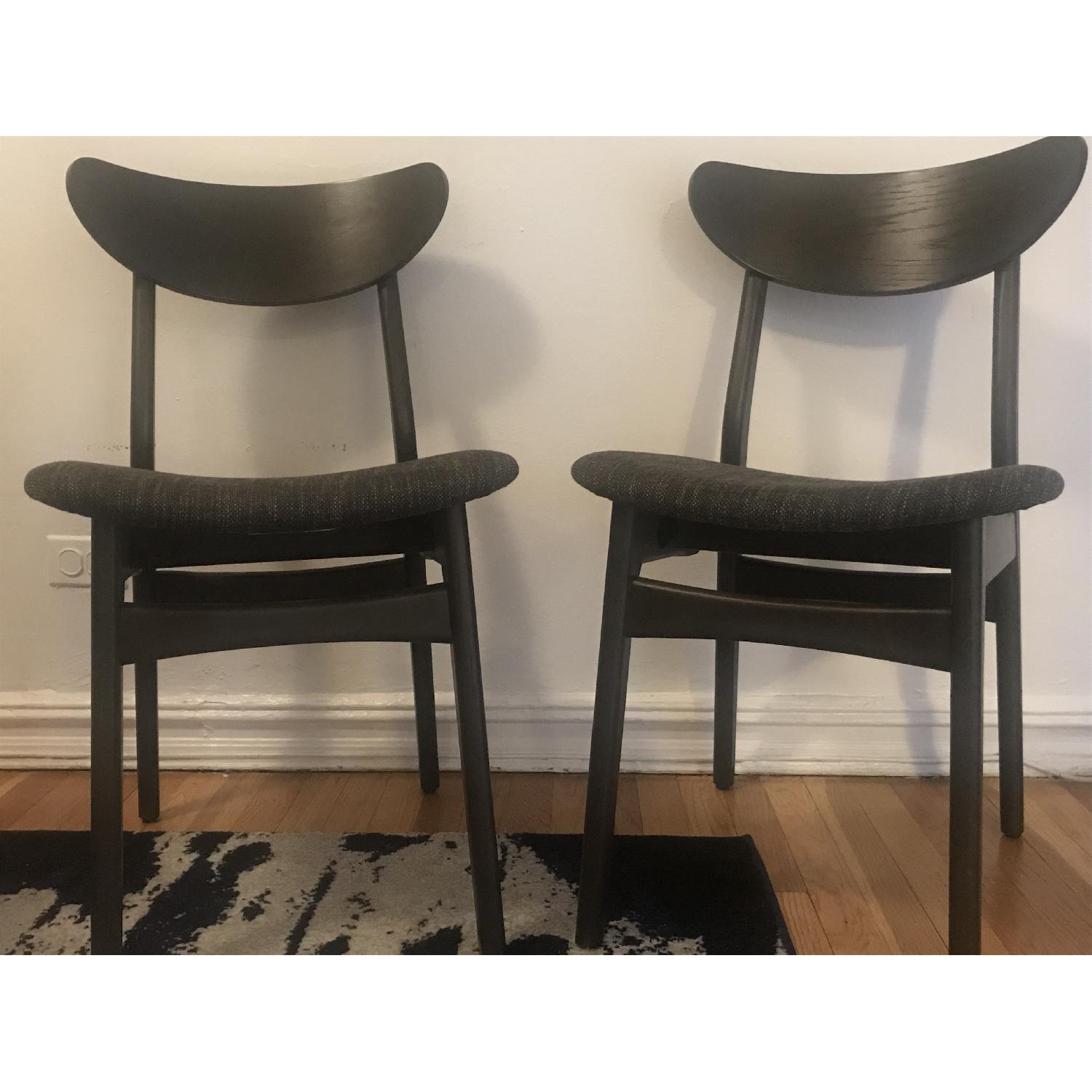 West Elm Classic Cafe Dining Chairs - image-1