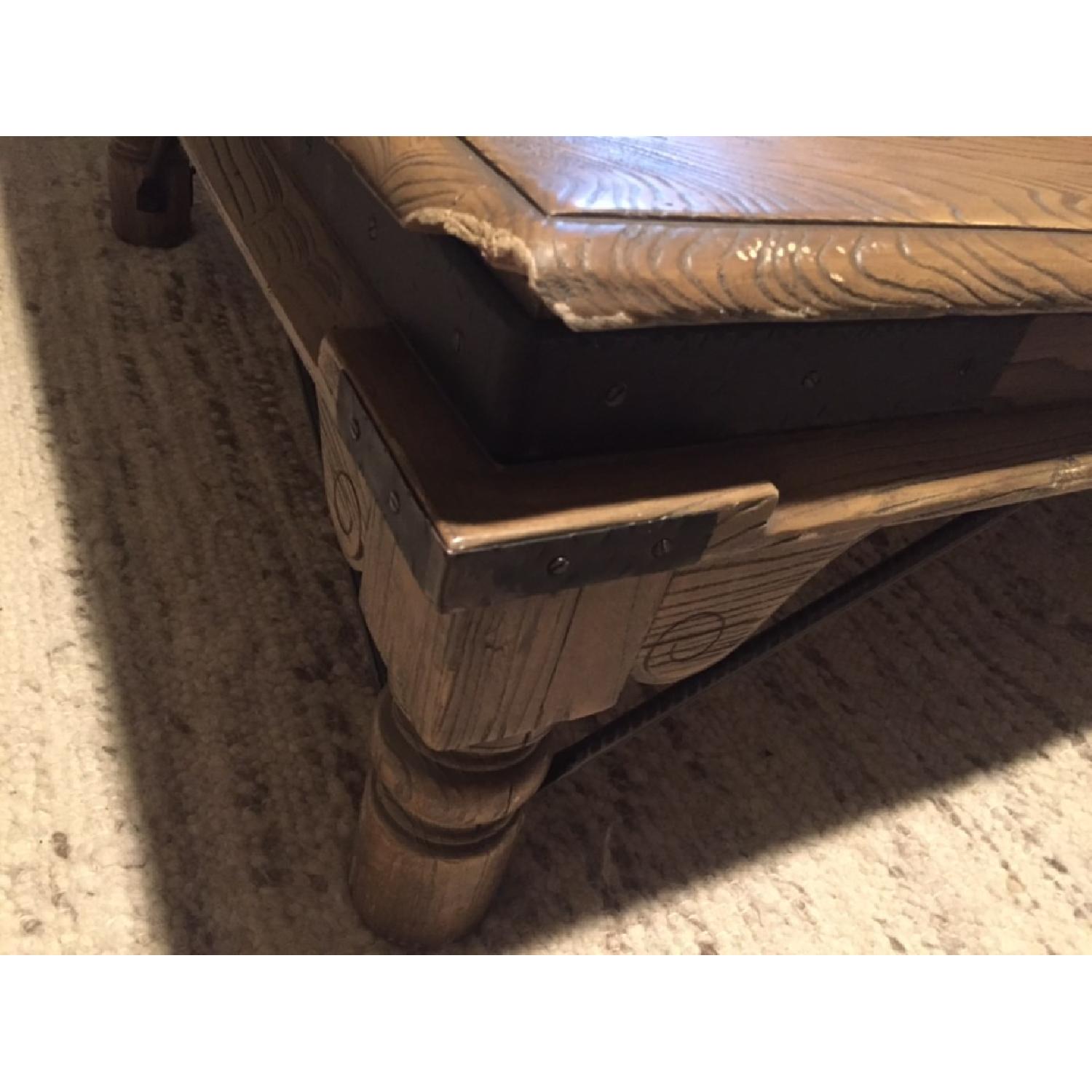 Restoration Hardware 19th C. Kerala Elm Coffee Table - image-3