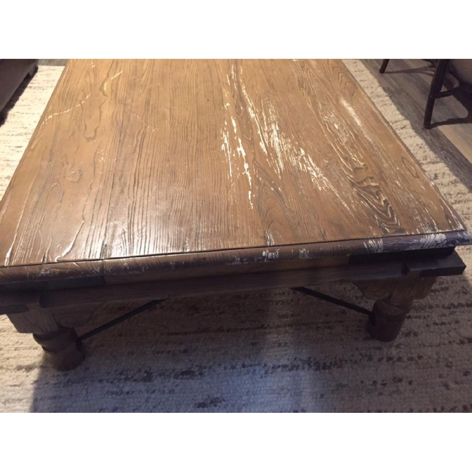 Restoration Hardware 19th C. Kerala Elm Coffee Table - image-5