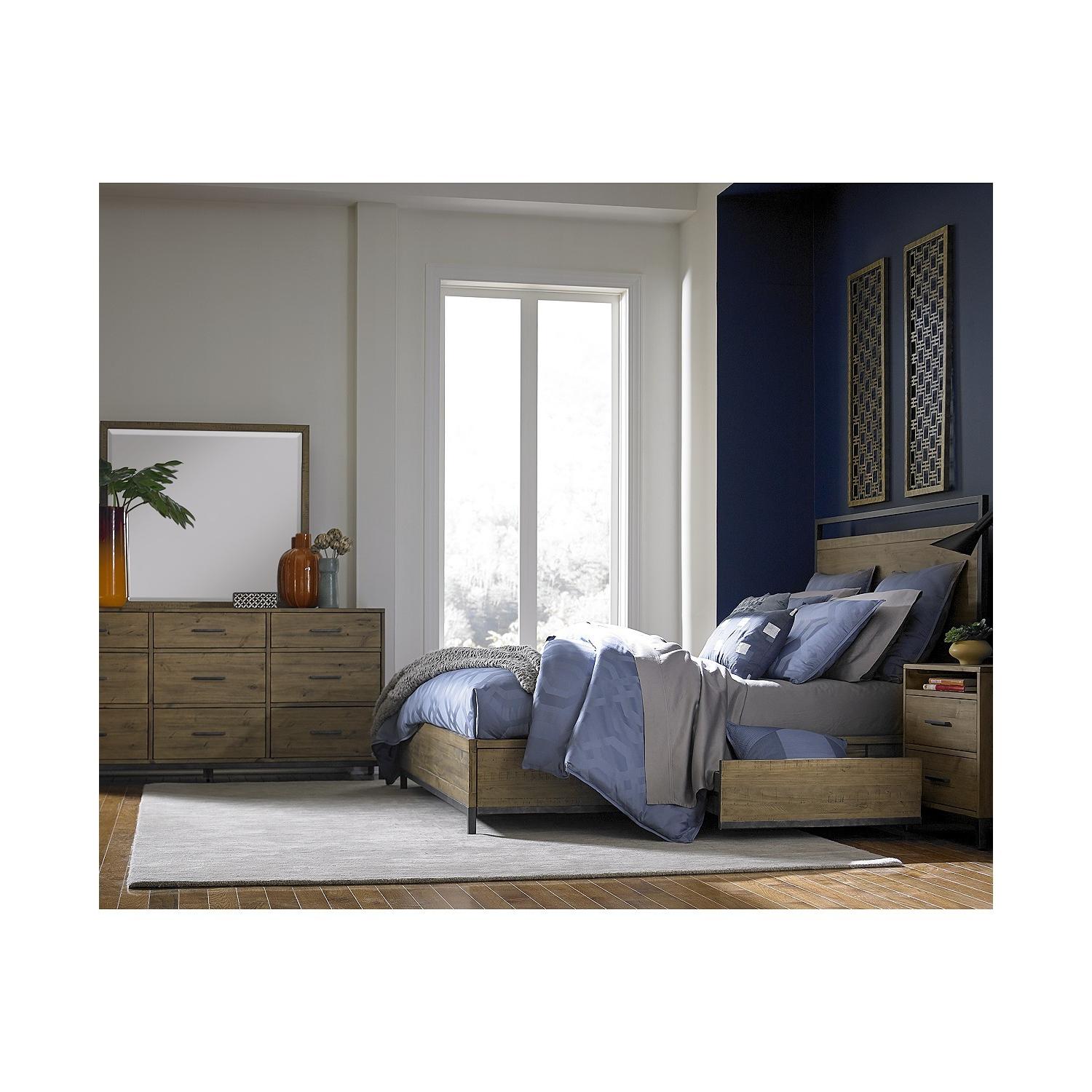 Macy's Gatlin Rustic Nightstand - image-1