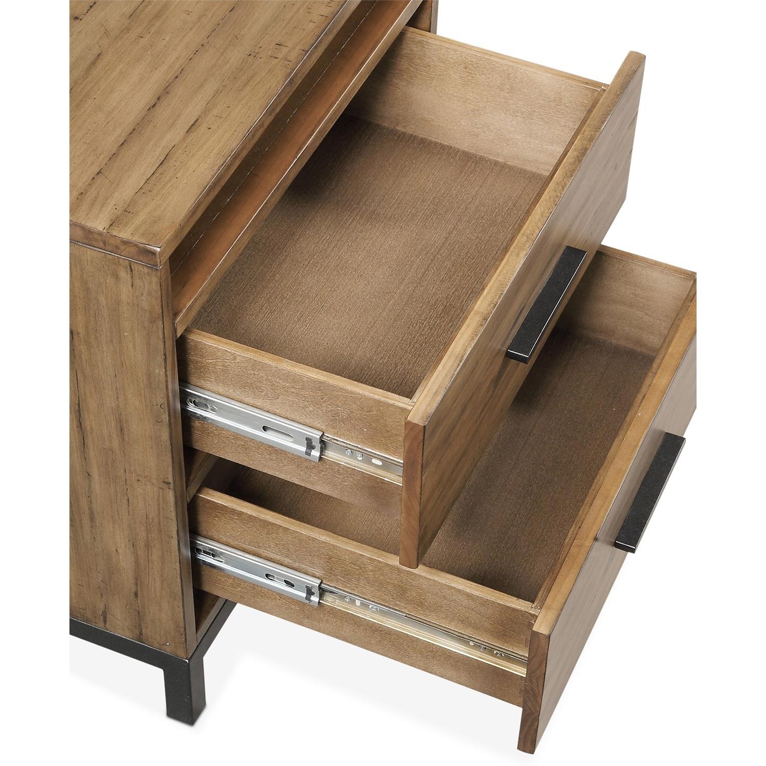 Macy's Gatlin Rustic Nightstand - image-4