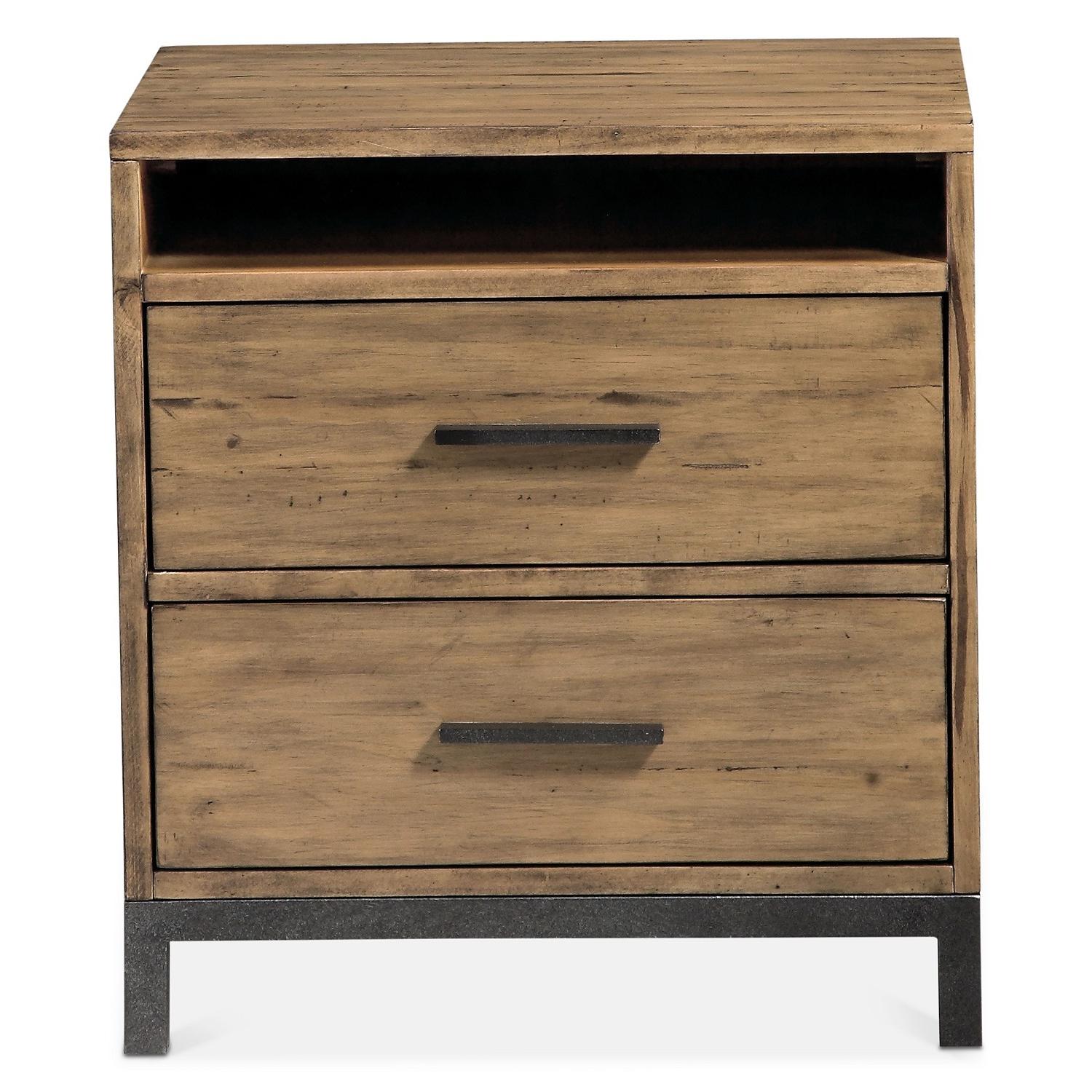 Macy's Gatlin Rustic Nightstand - image-6